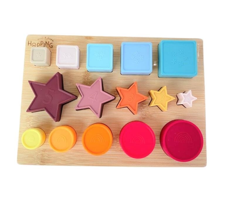 Tablero con formas en silicona Hopping