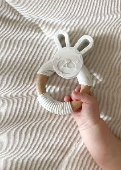 Mordillo Bunny Blanco mármol Nansu