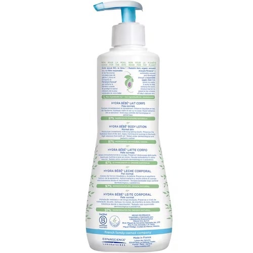 Hydra Bebé Leche Corporal 500ml Mustela