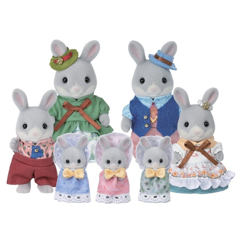 Cottontail Rabbit Family Celebration Set Sylvanian Families