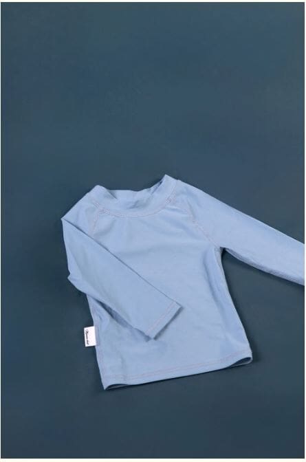 Bali Rushguard Celeste - Remera Uv Mamma Duck