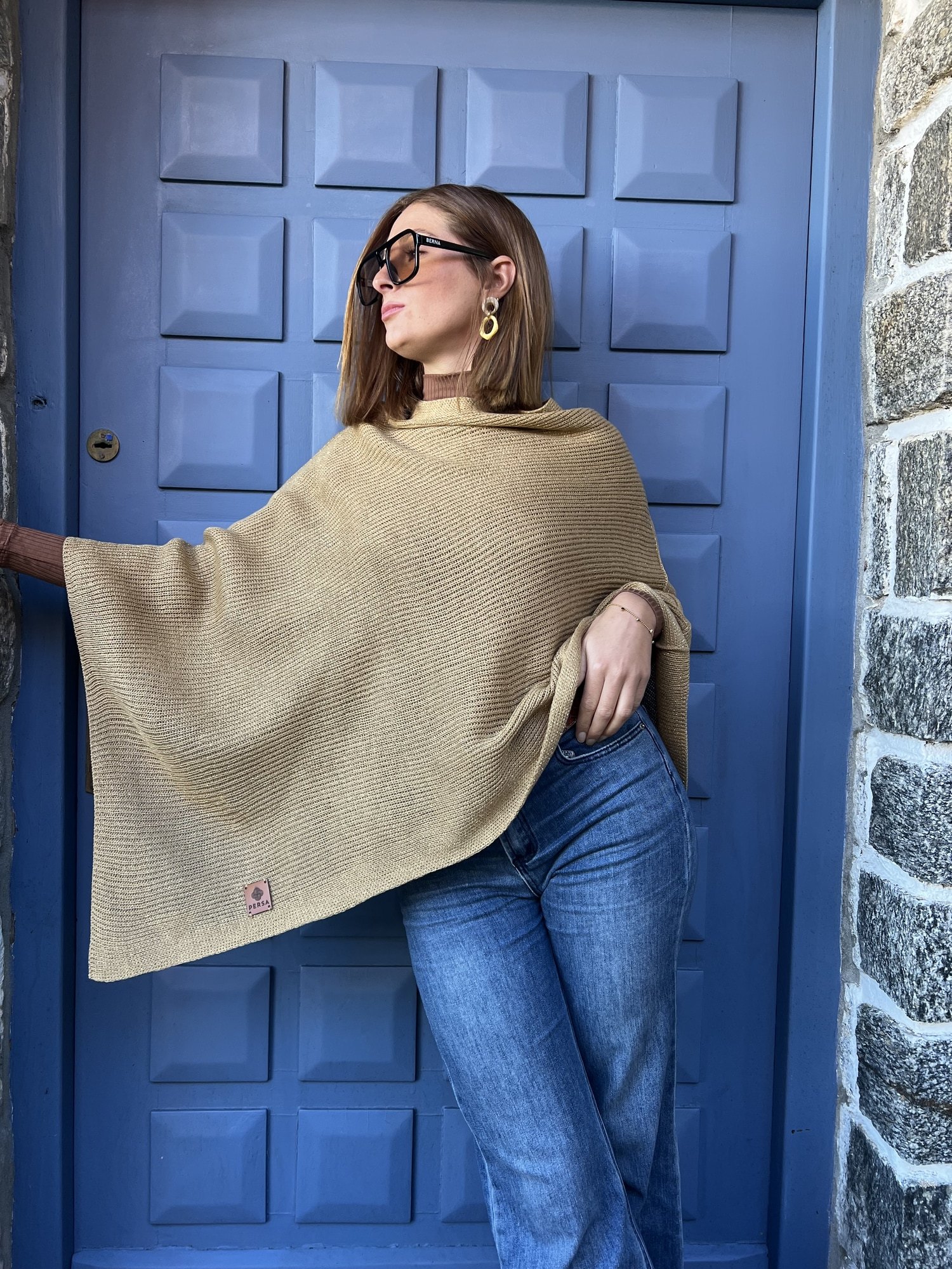 PONCHO TOKYO CON LUREX