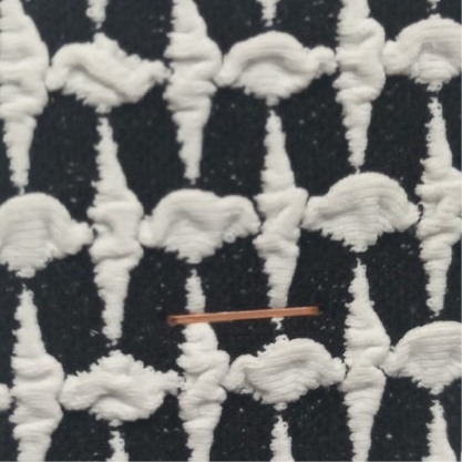JACQUARD BLANCO Y NEGRO