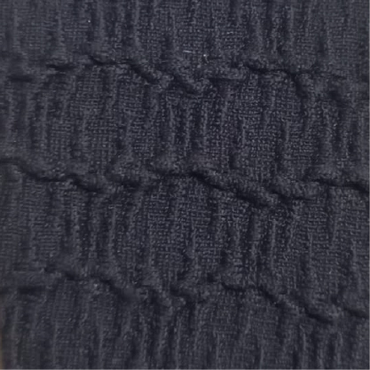 JACQUARD PICOS NEGRO