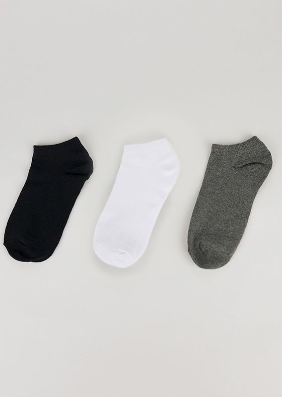 Medias pack x3 tobillo infantil
