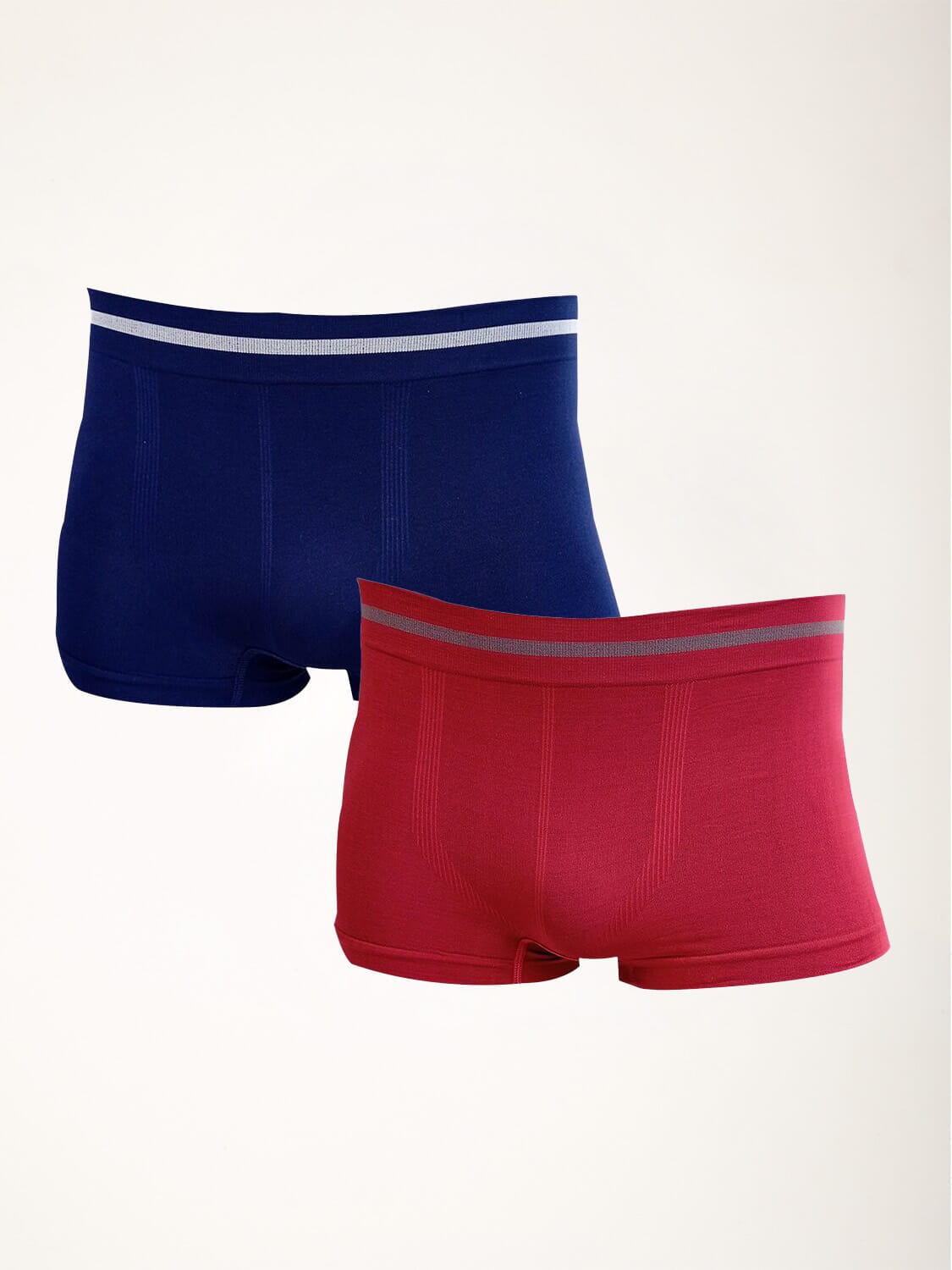 BOXER BASIC+ by PRILI  SIN COSTURAS PACK X2 RAYA EN PUÑO