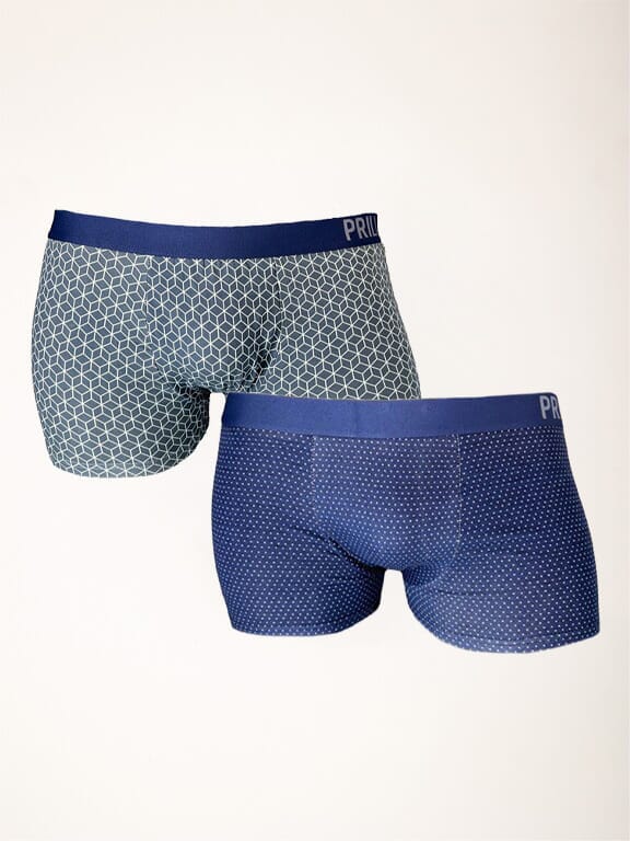 BOXER MEDIO CON ALGODÓN PACK X2 C201