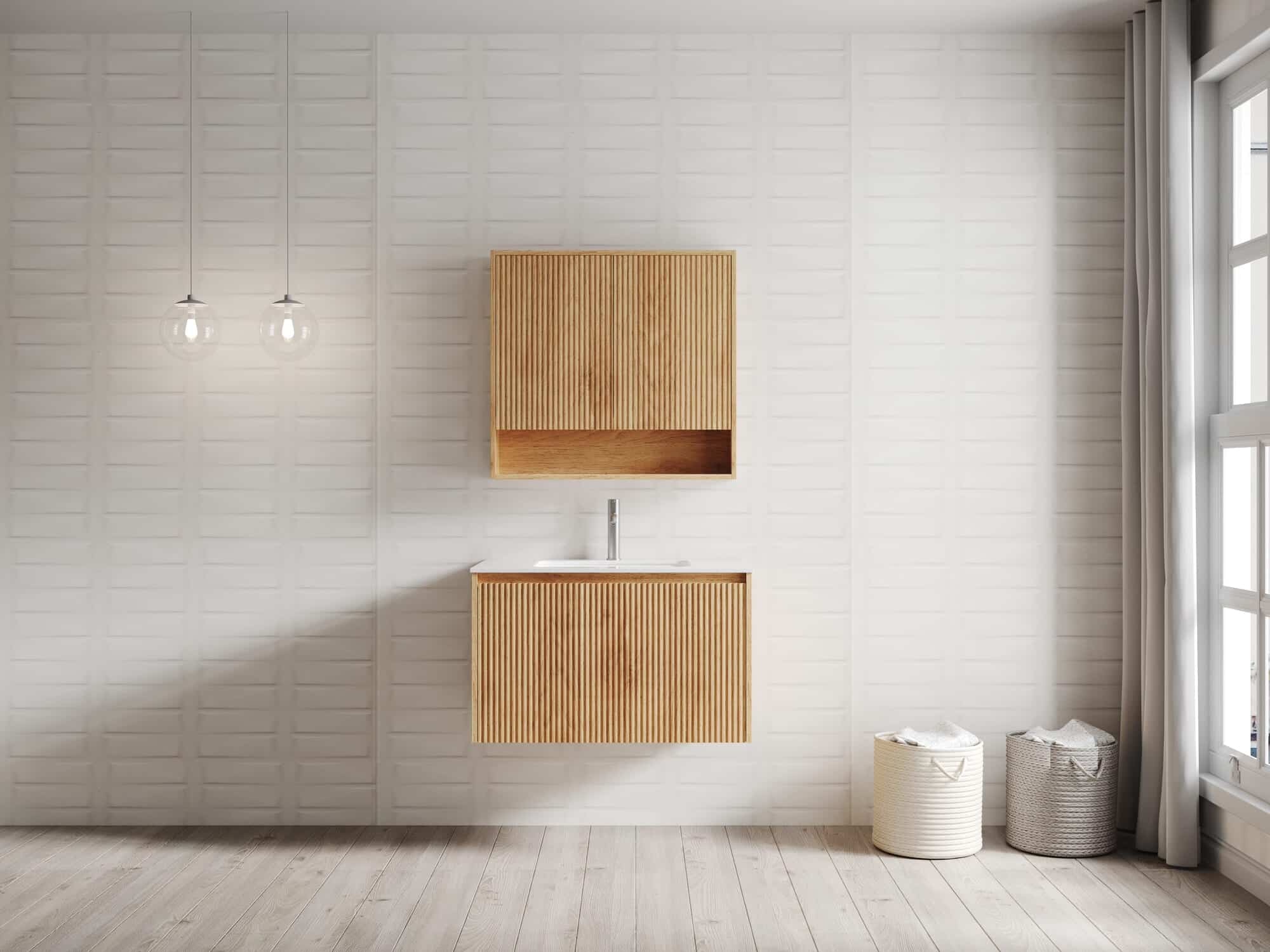 KLIPEN BOSTON MUEBLE CON MESADA Y BACHA  80*53*49