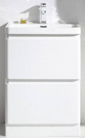 KLIPEN VERMONT GL 600 MATT WHITE MUEBLE PISO 60X42X80 C/BACHA Y VALV