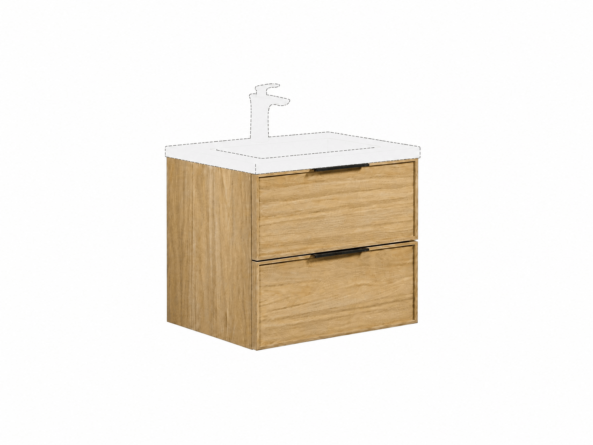 KLIPEN LUX 600 WALNUT  600X480 (NO INCLUYE MESDA)