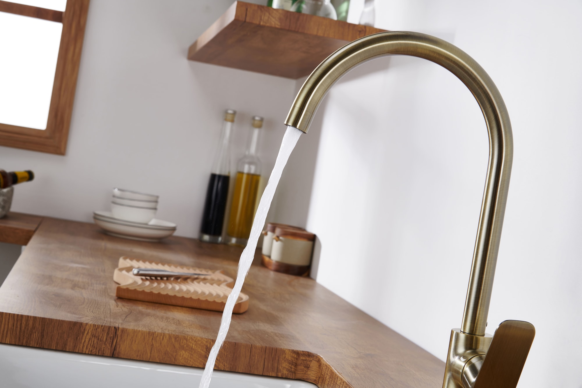 KLIPEN URBAN COCINA MONOC MESA ANTIQUE BRONZE P/ALTO