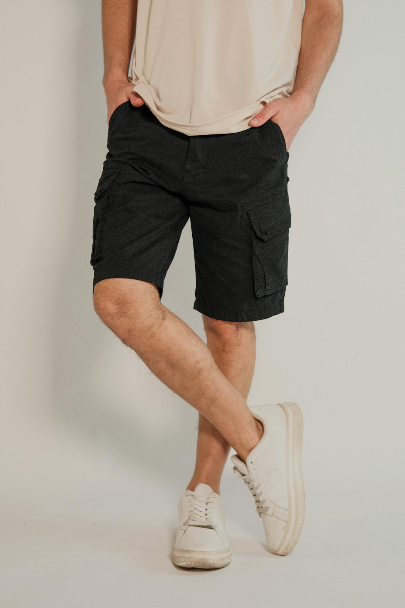 Bermuda cargo de gabardina con lycra Marsella