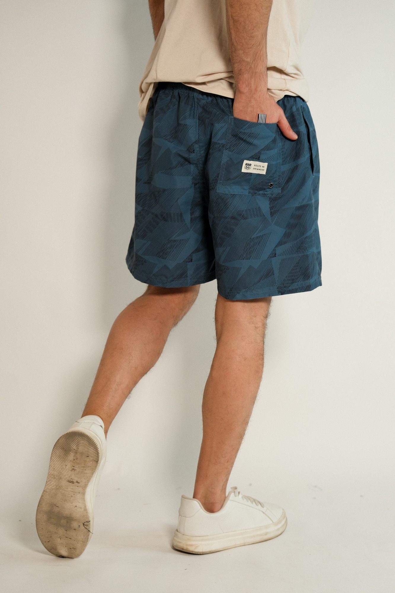 Short de baño estampado Exuma