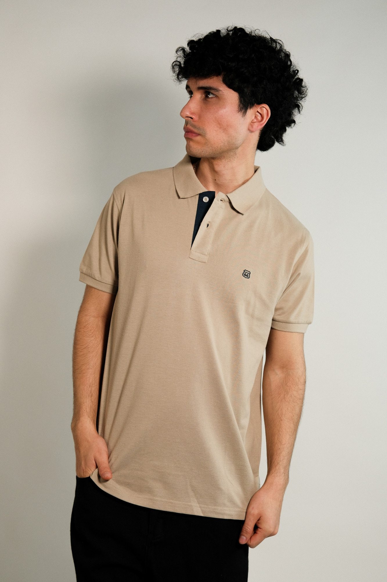 Remera polo pique lisa Lux