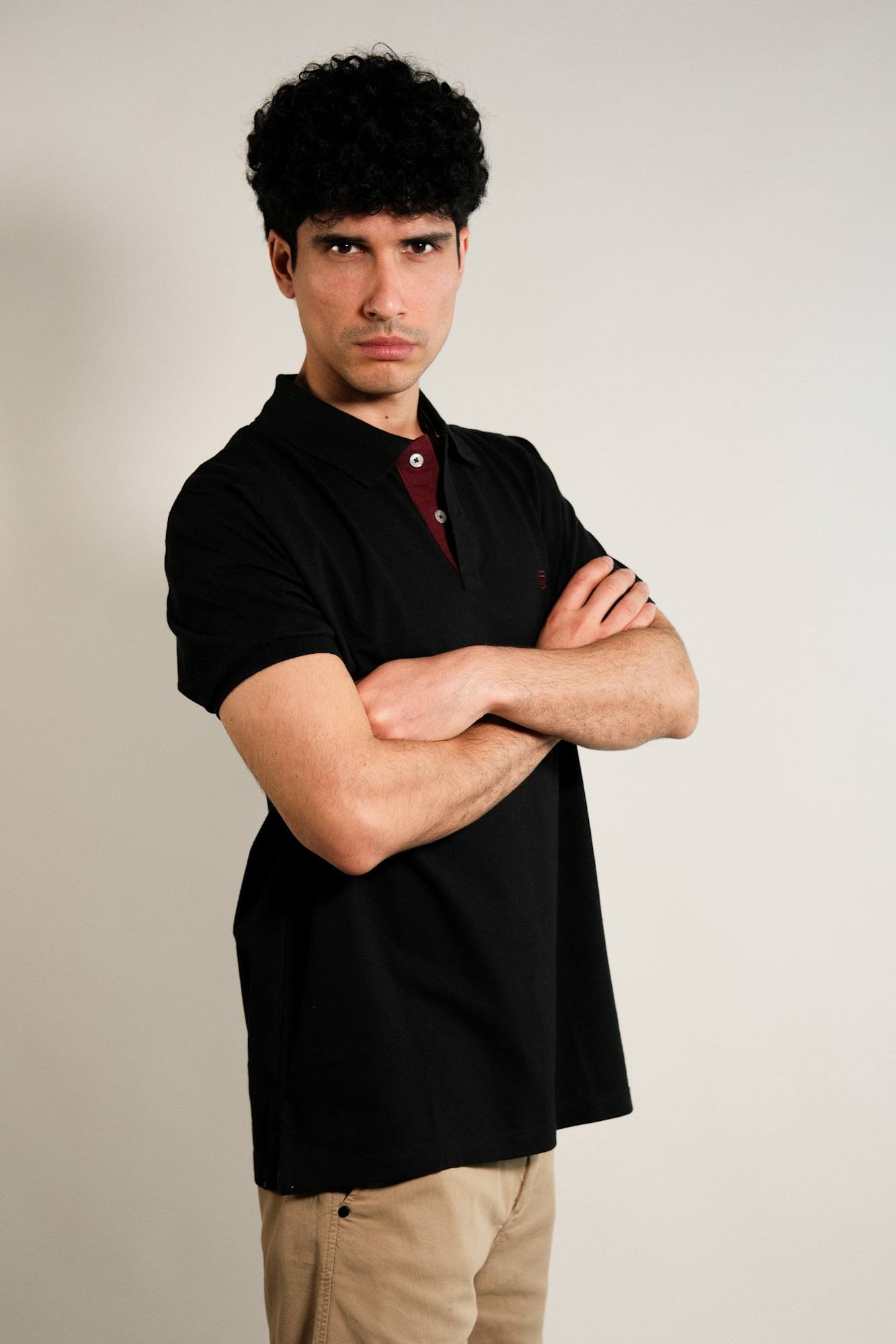 Remera polo pique lisa Lux