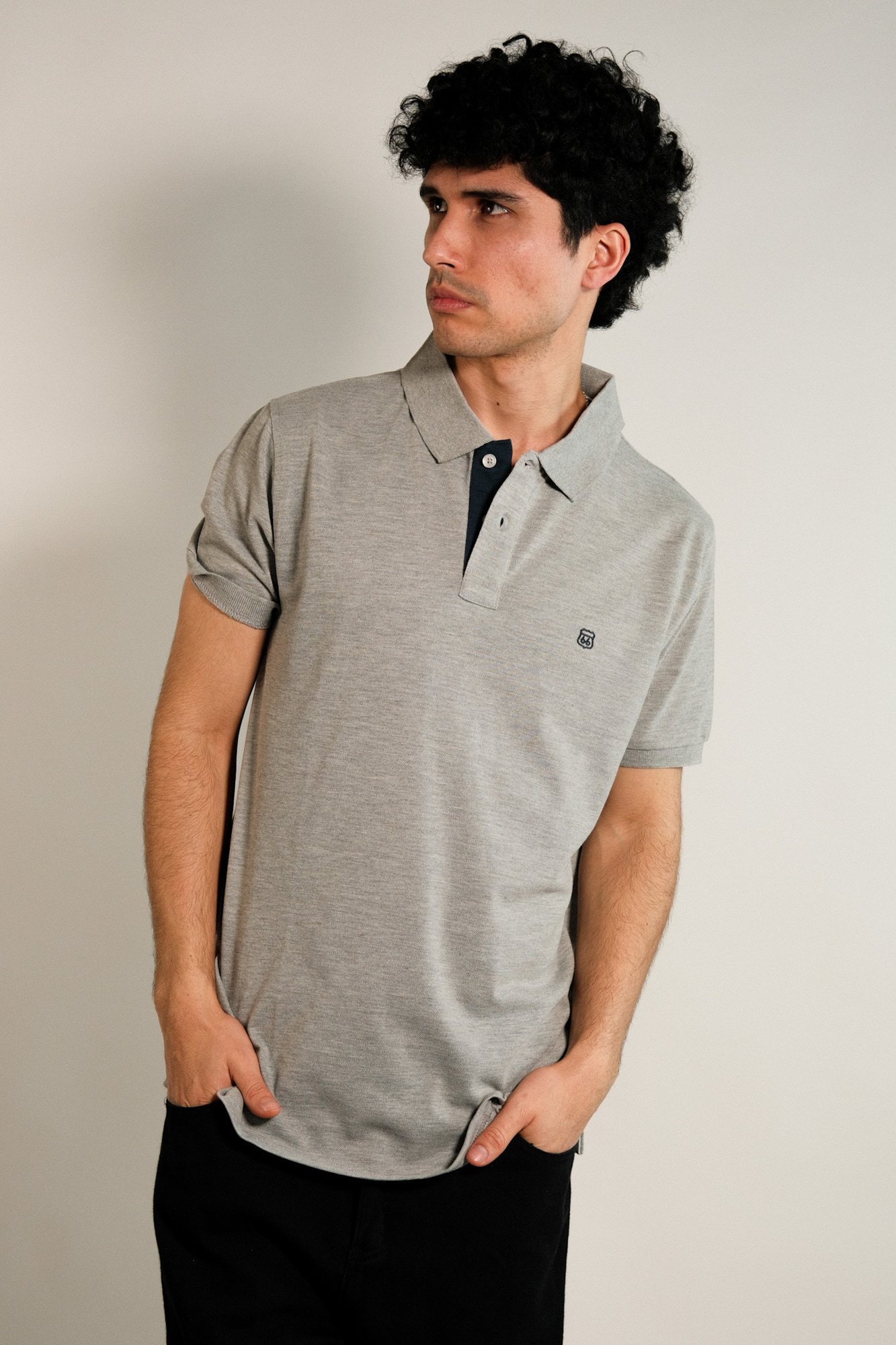 Remera polo pique lisa Lux