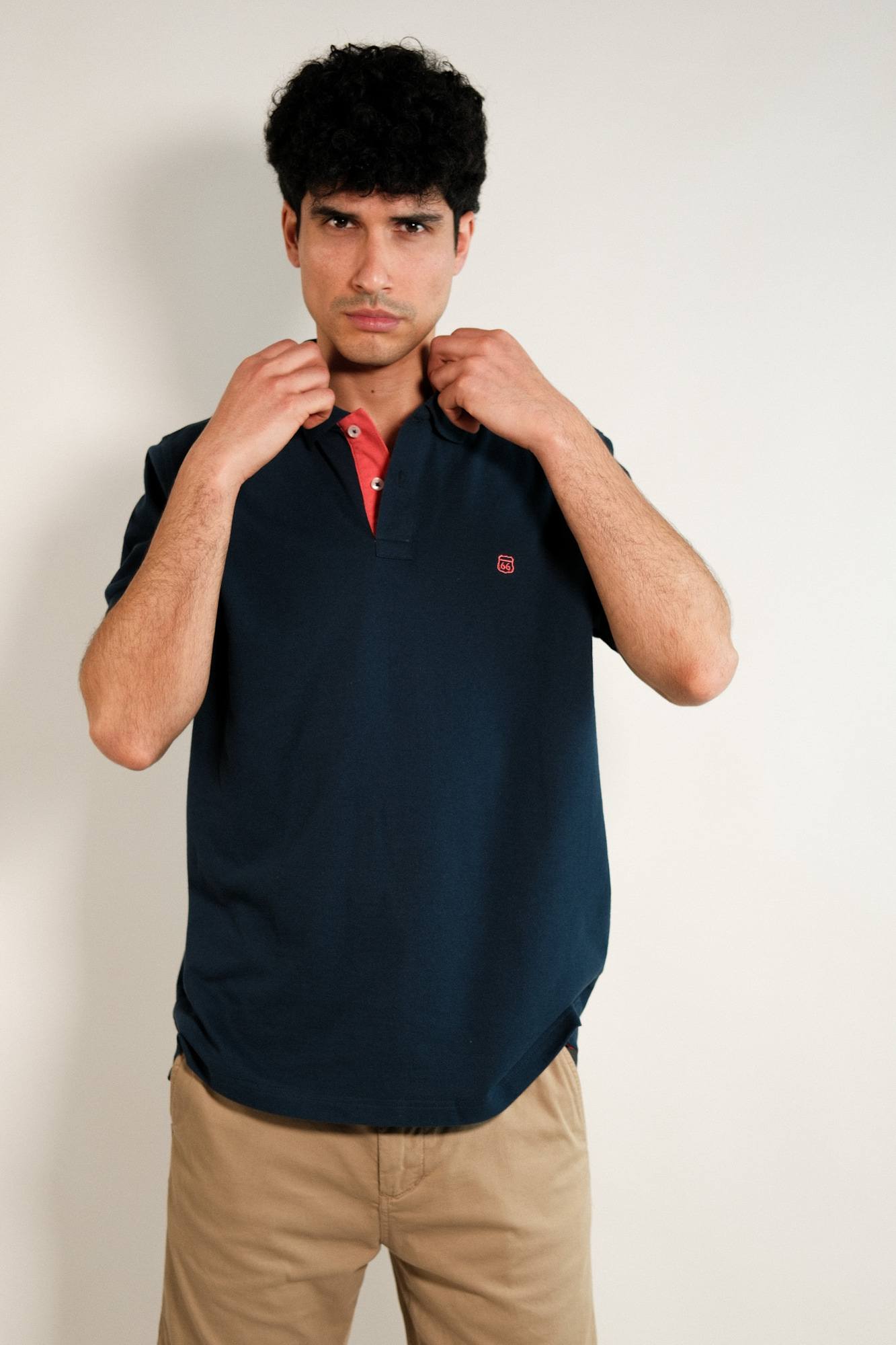 Remera polo pique lisa Lux