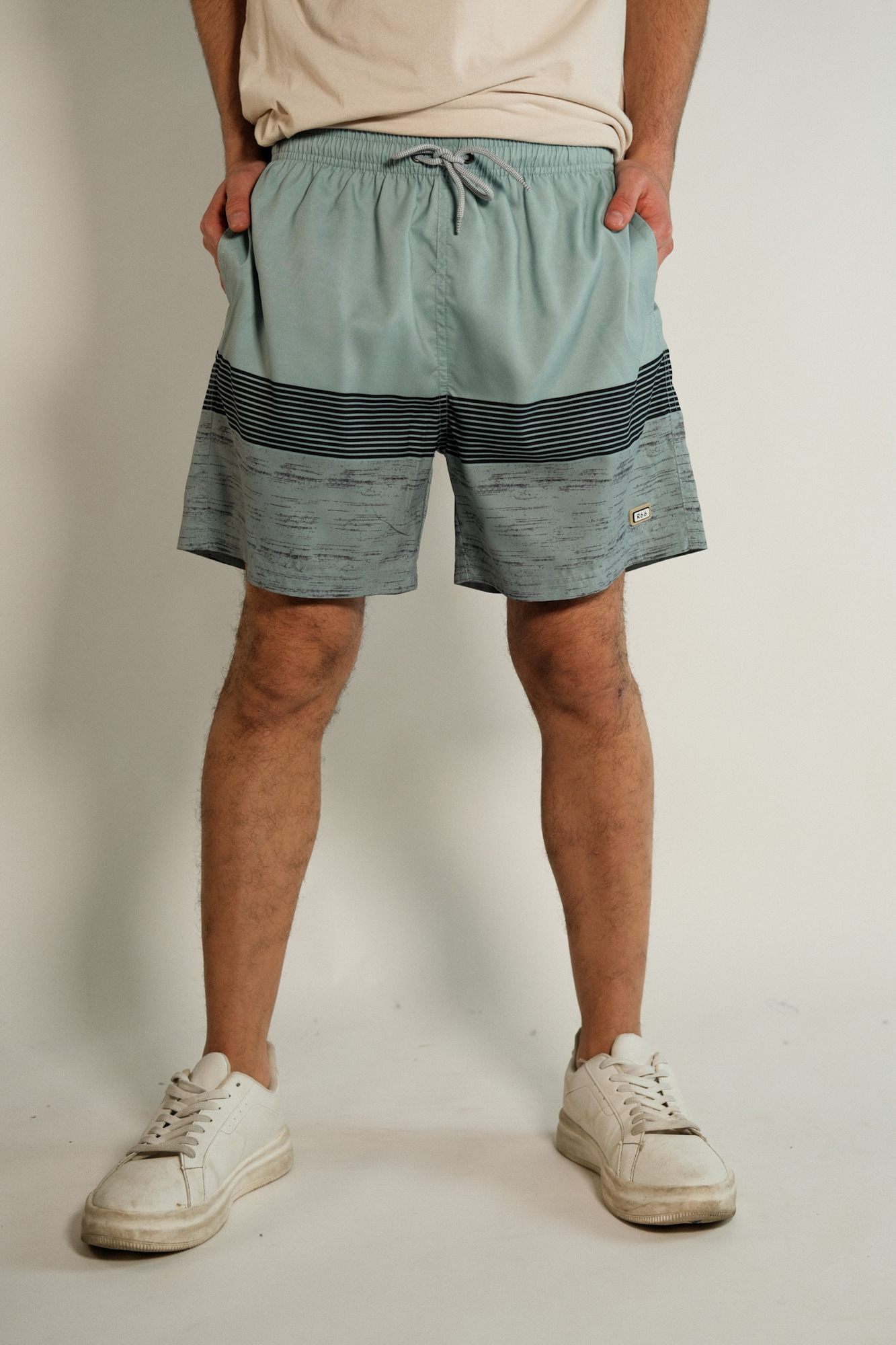 Short de baño estampado Abao