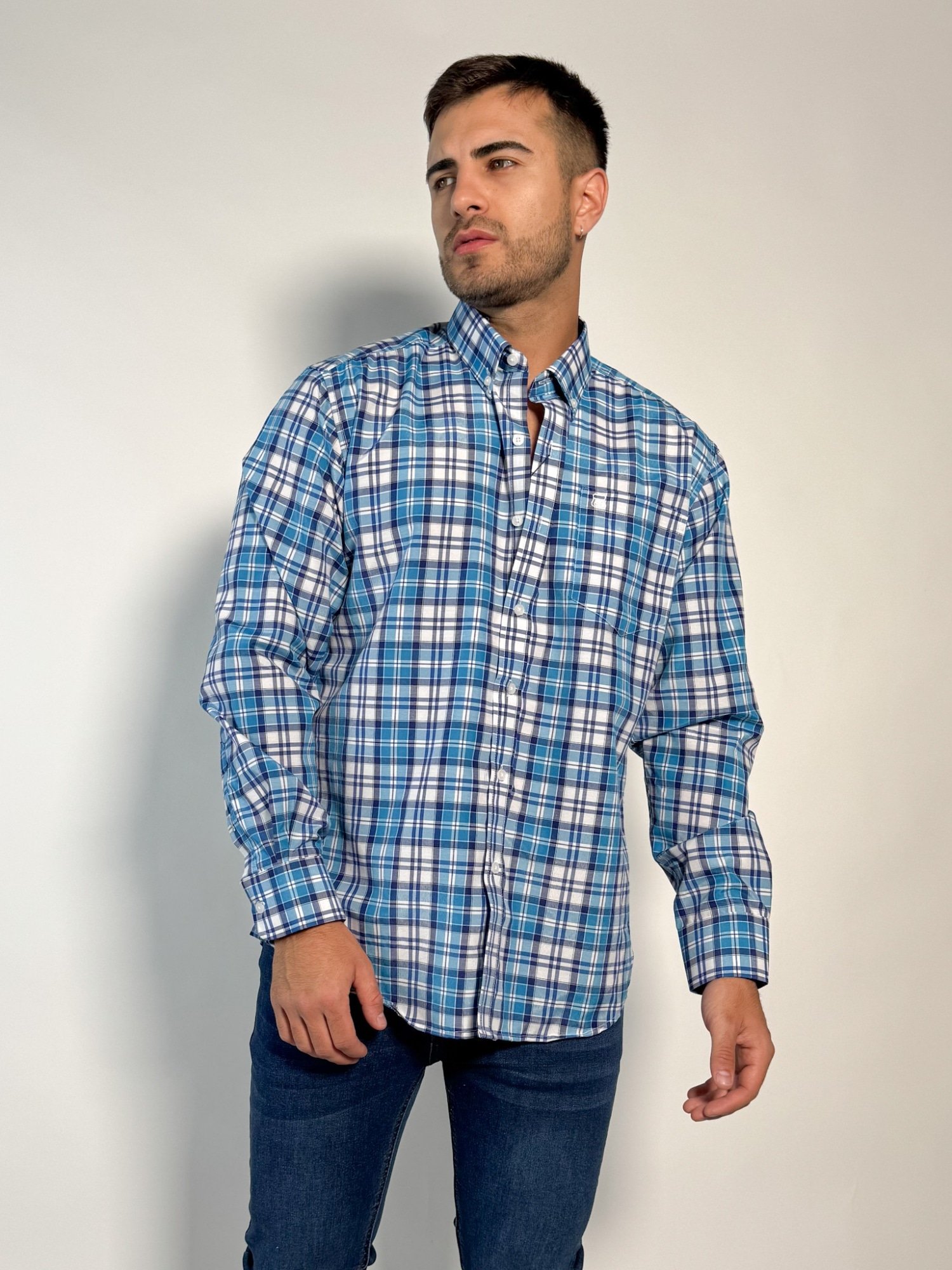 Camisa a cuadros Aquiles