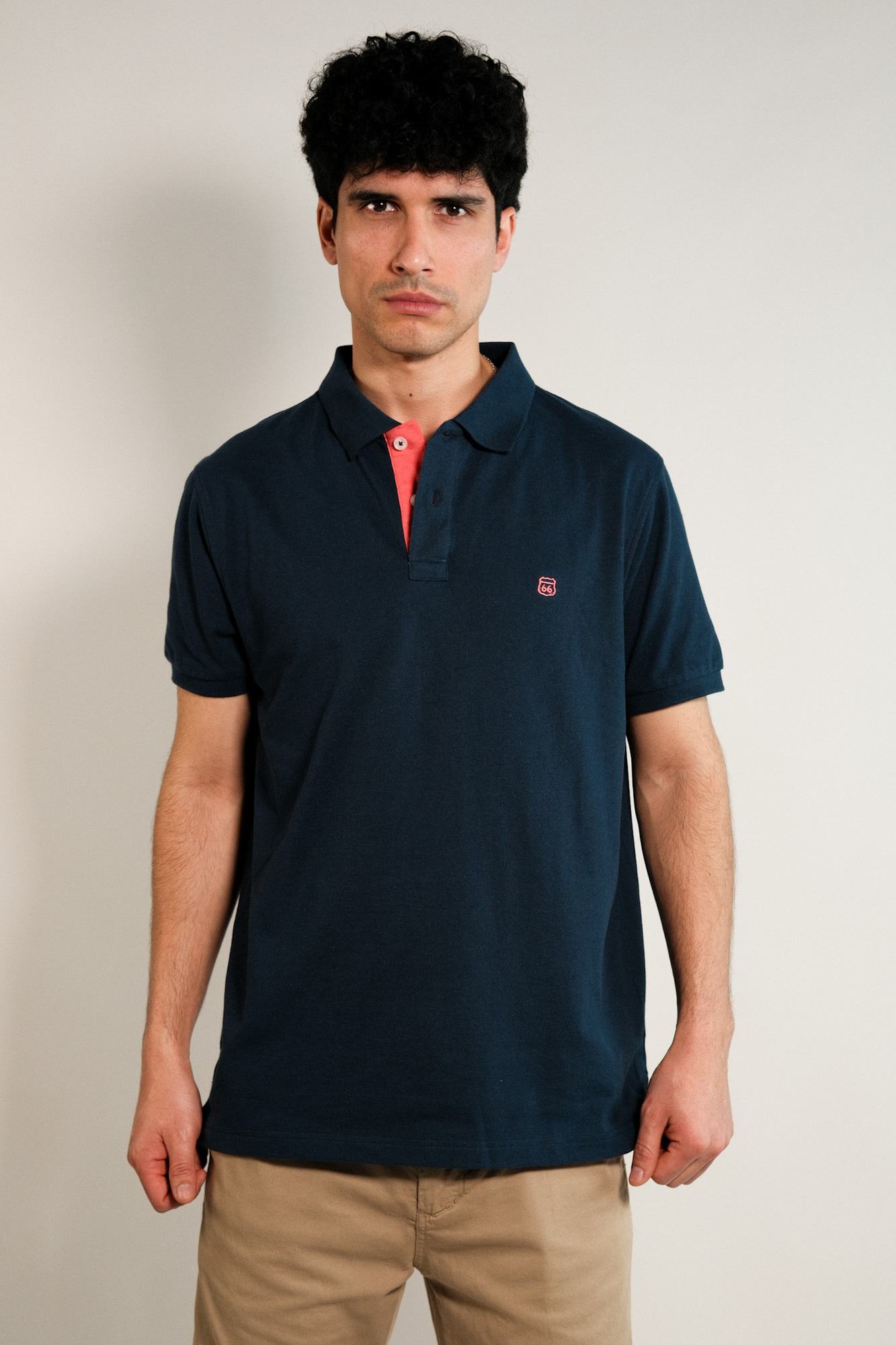 Remera polo pique lisa Lux