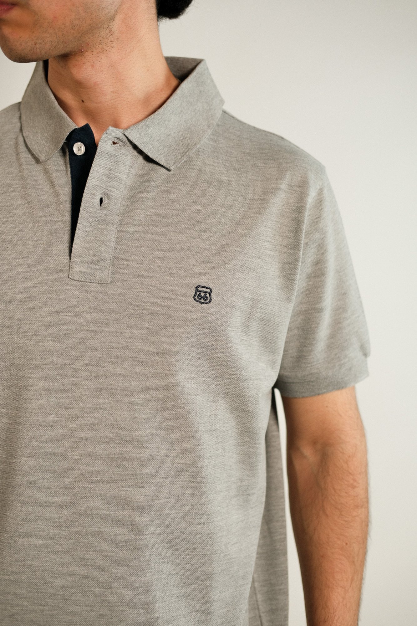 Remera polo pique lisa Lux
