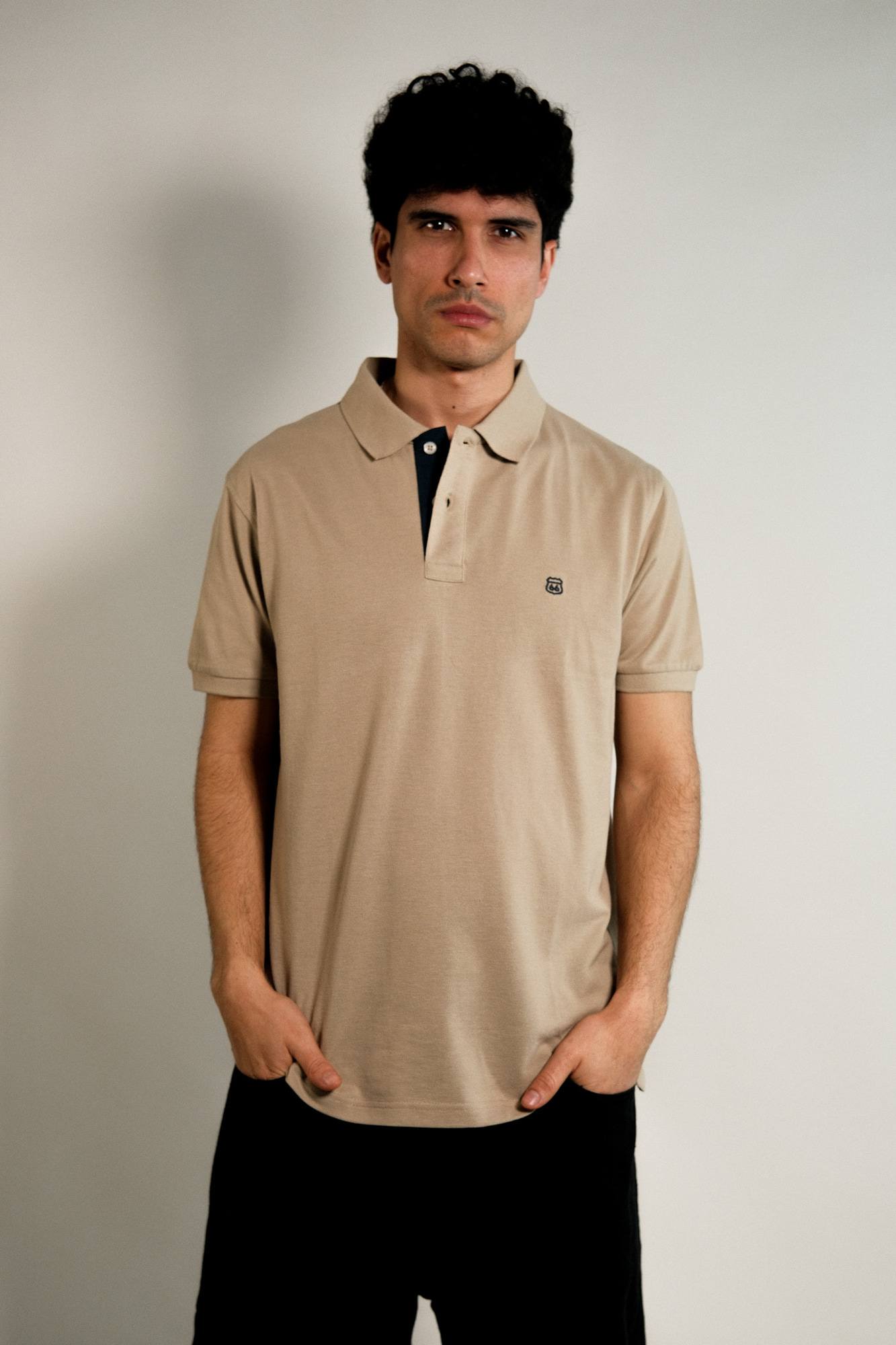 Remera polo pique lisa Lux