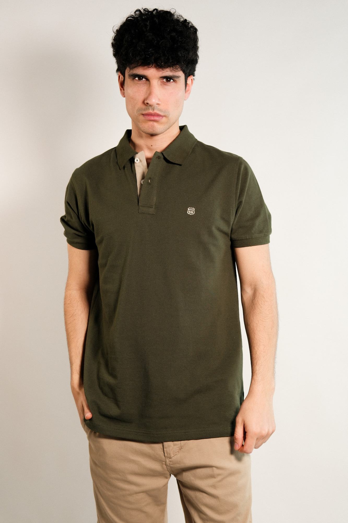 Remera polo pique lisa Lux