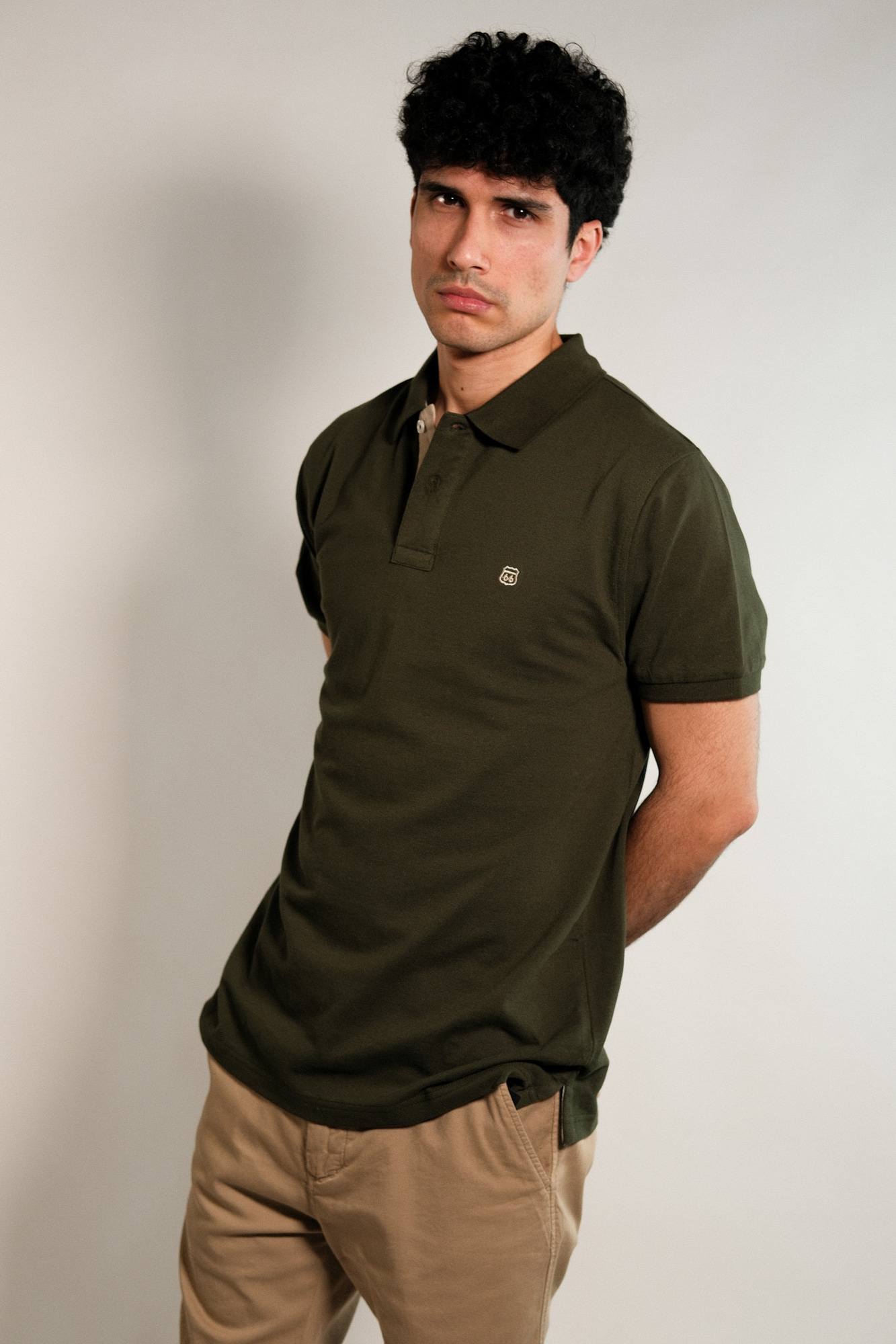 Remera polo pique lisa Lux