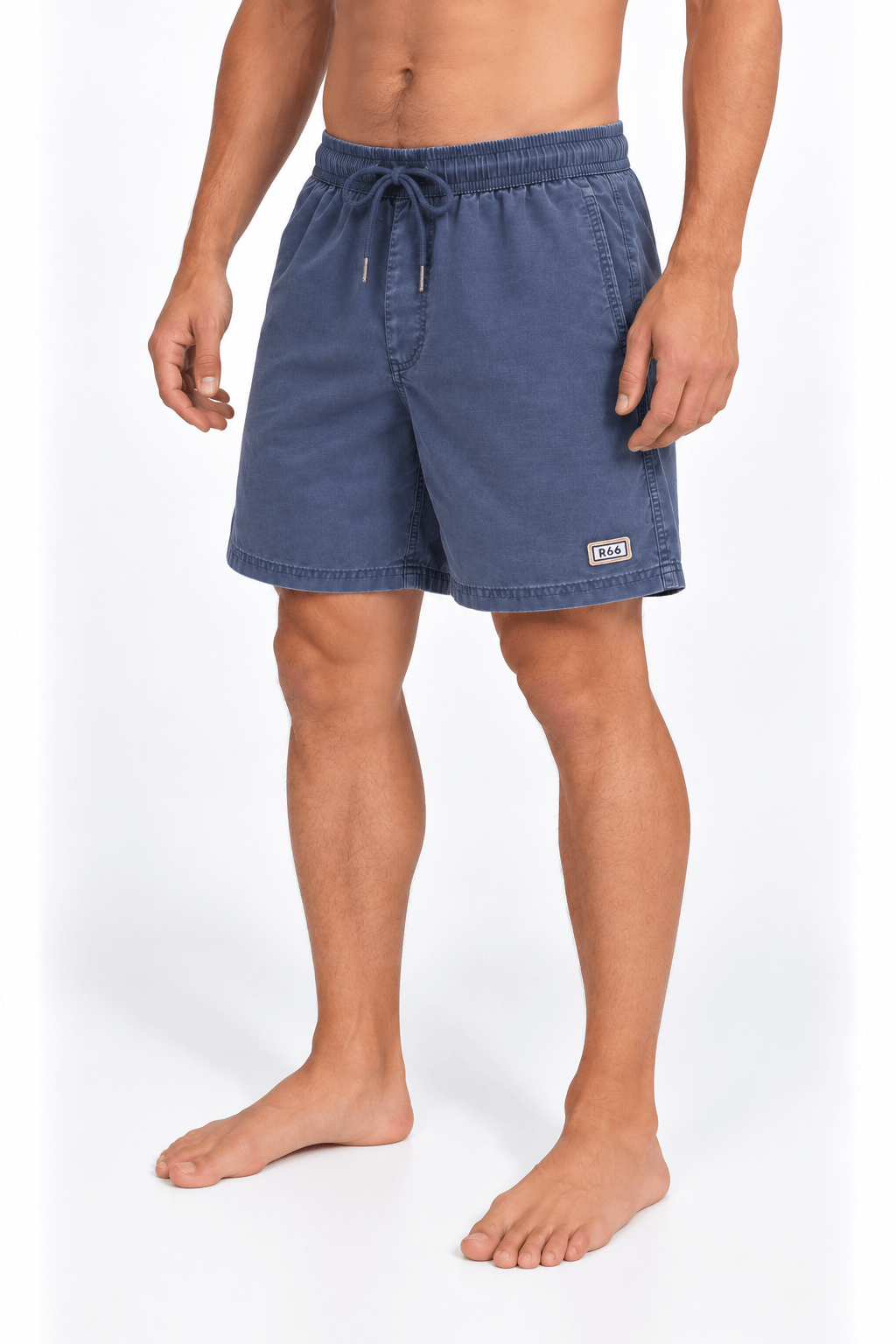 Short de baño liso Acid Wash Avici