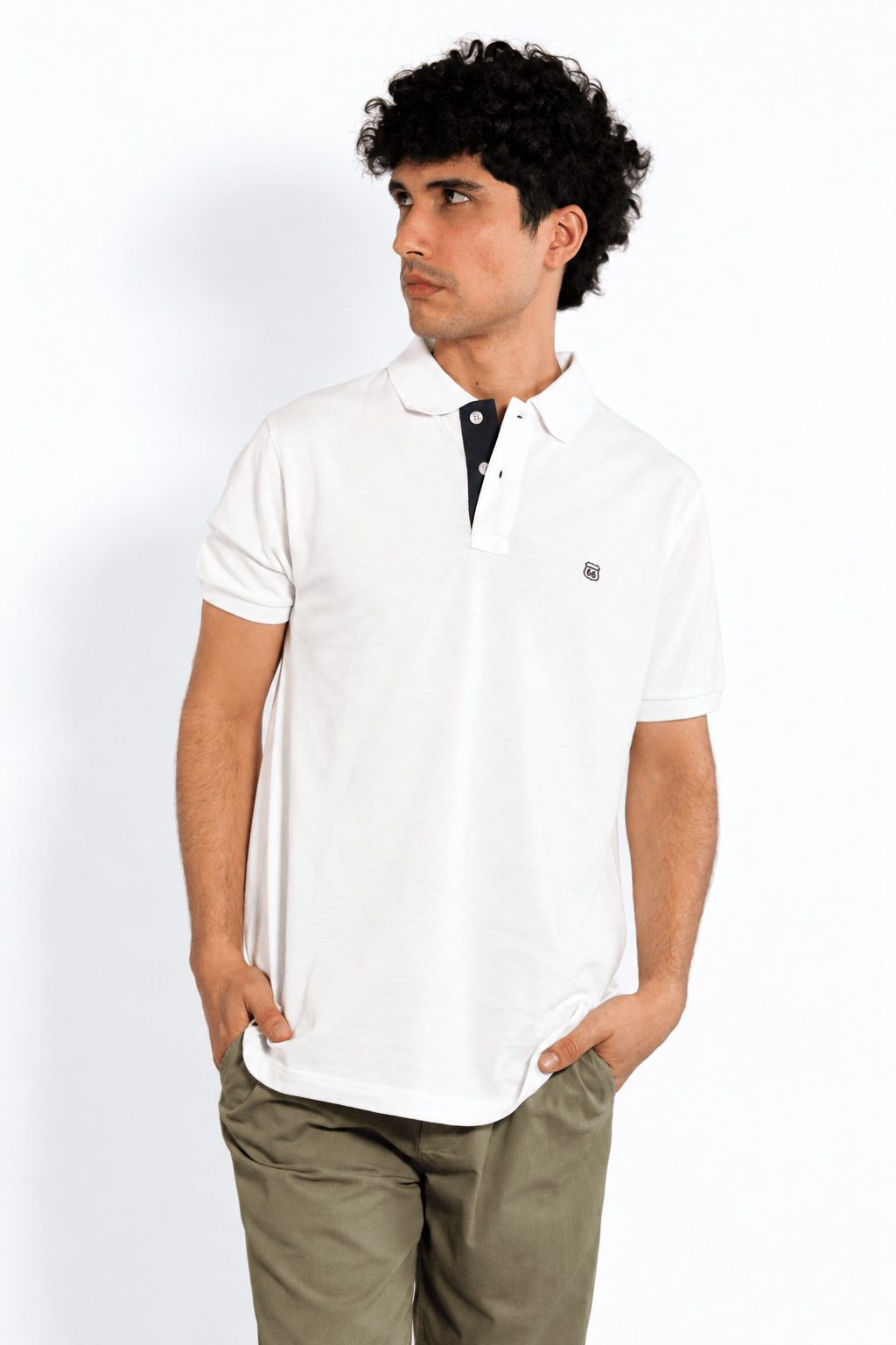 Remera polo pique lisa Lux