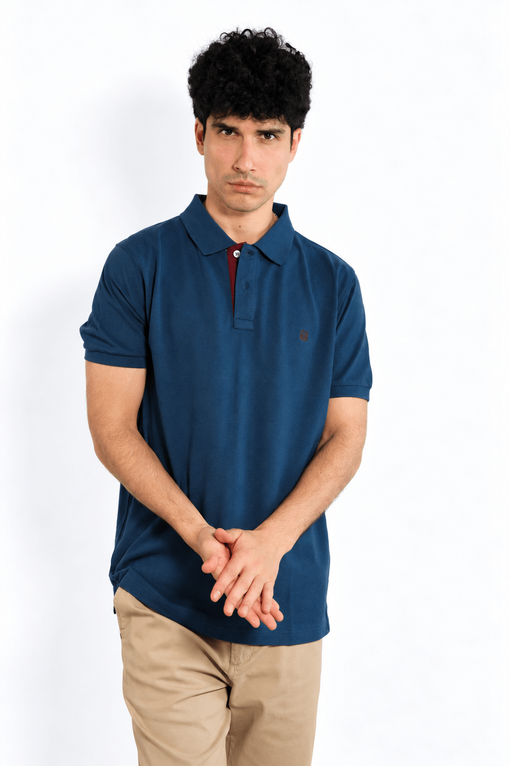 Remera polo pique lisa Lux