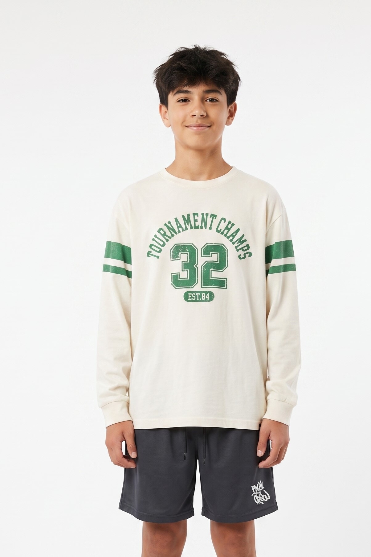 Remera estampada manga larga Godoy 