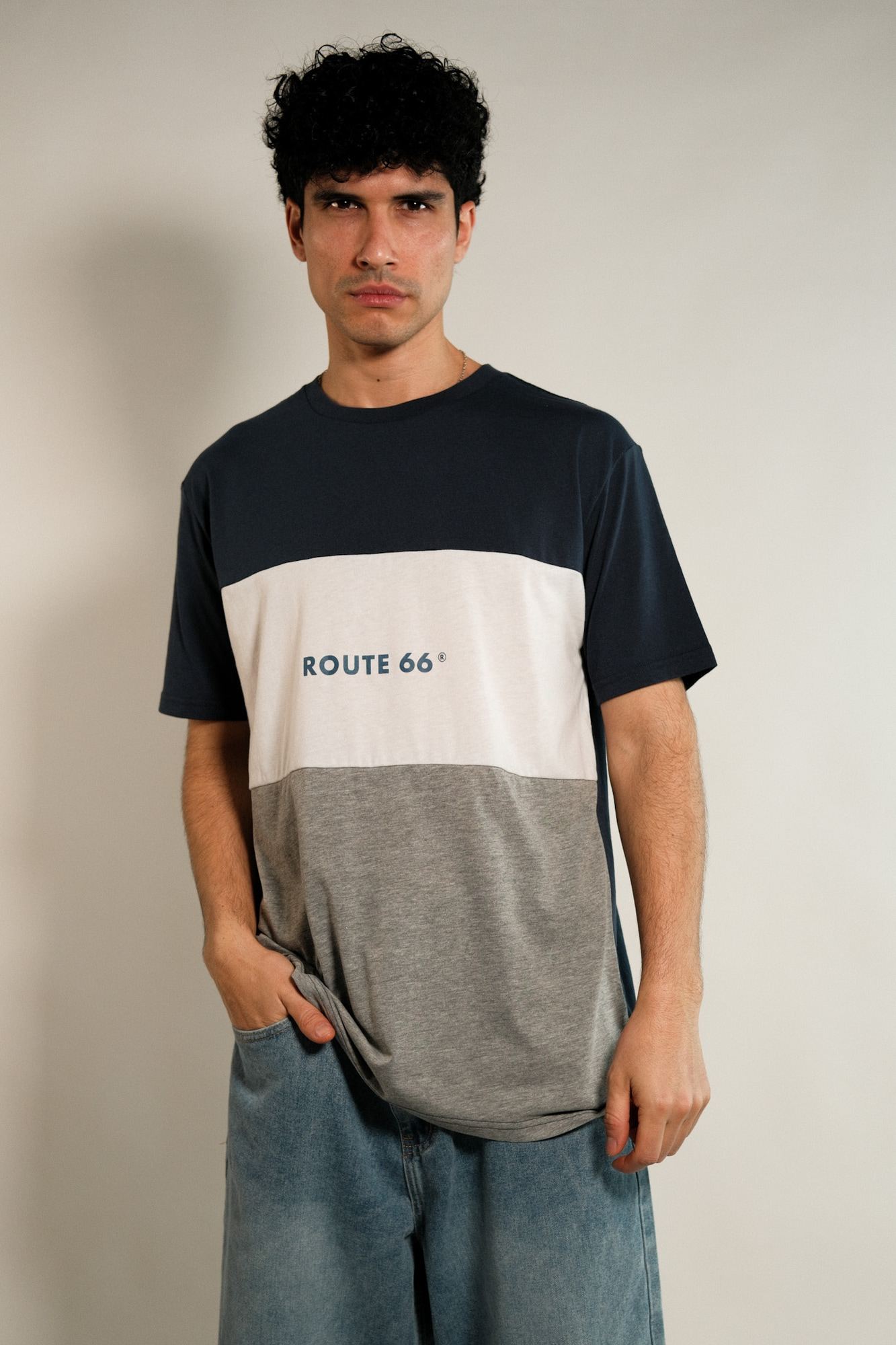 Remera combinada Orem