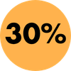 badge descuento