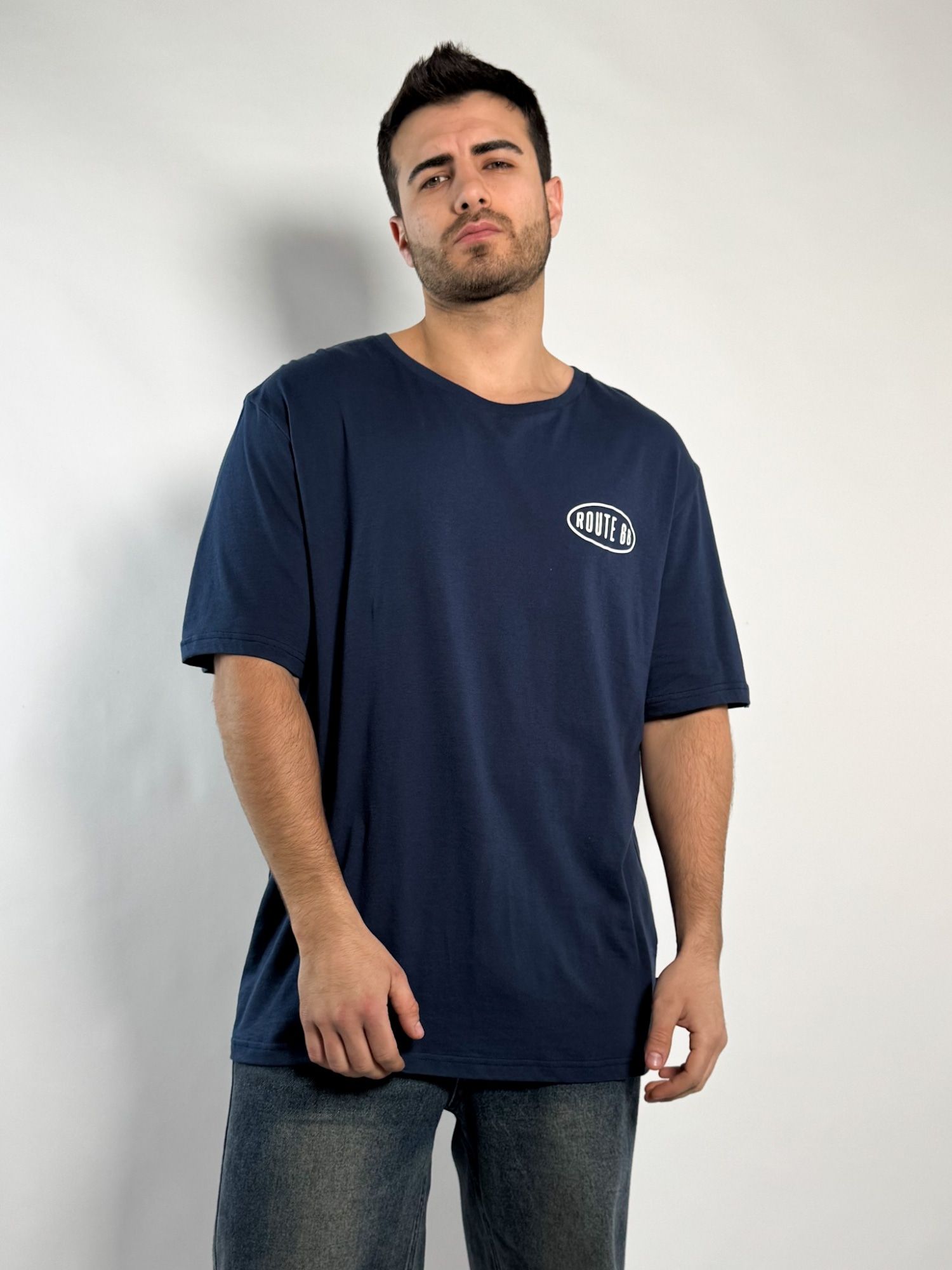 Remera oversize con estampa Polino