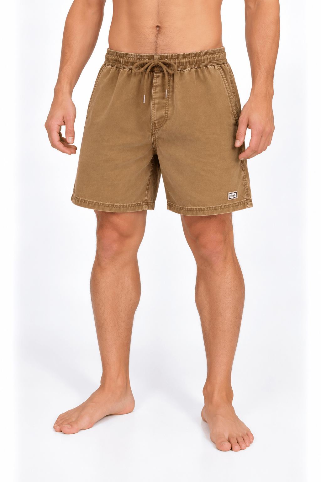 Short de baño liso Acid Wash Avici