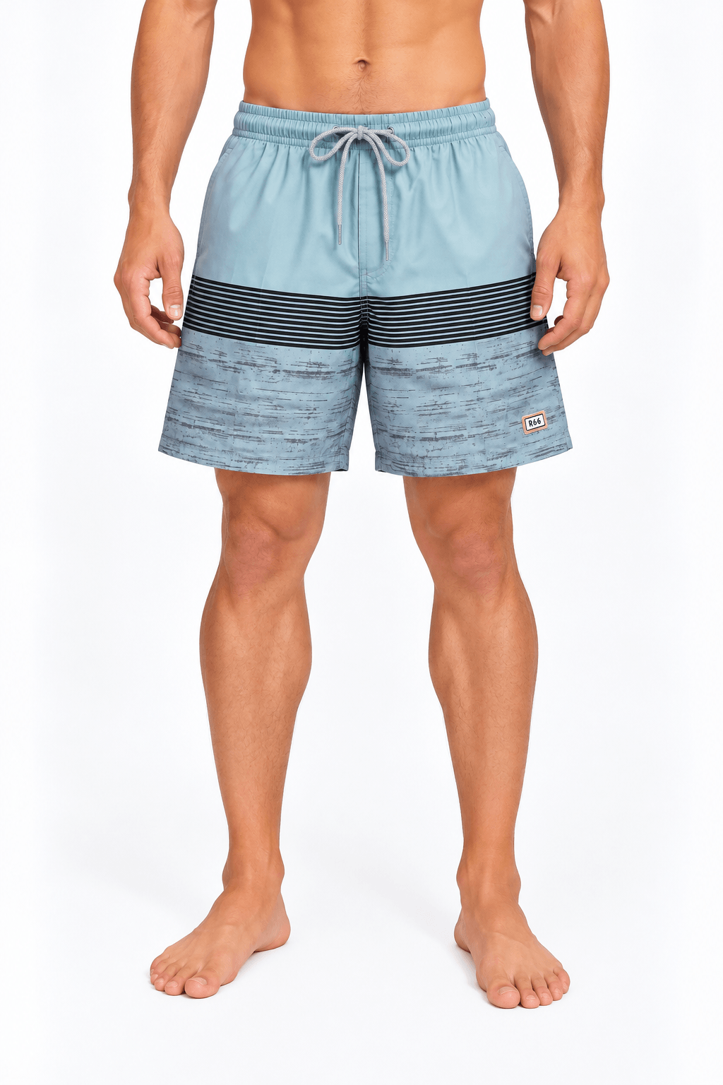 Short de baño estampado Abao