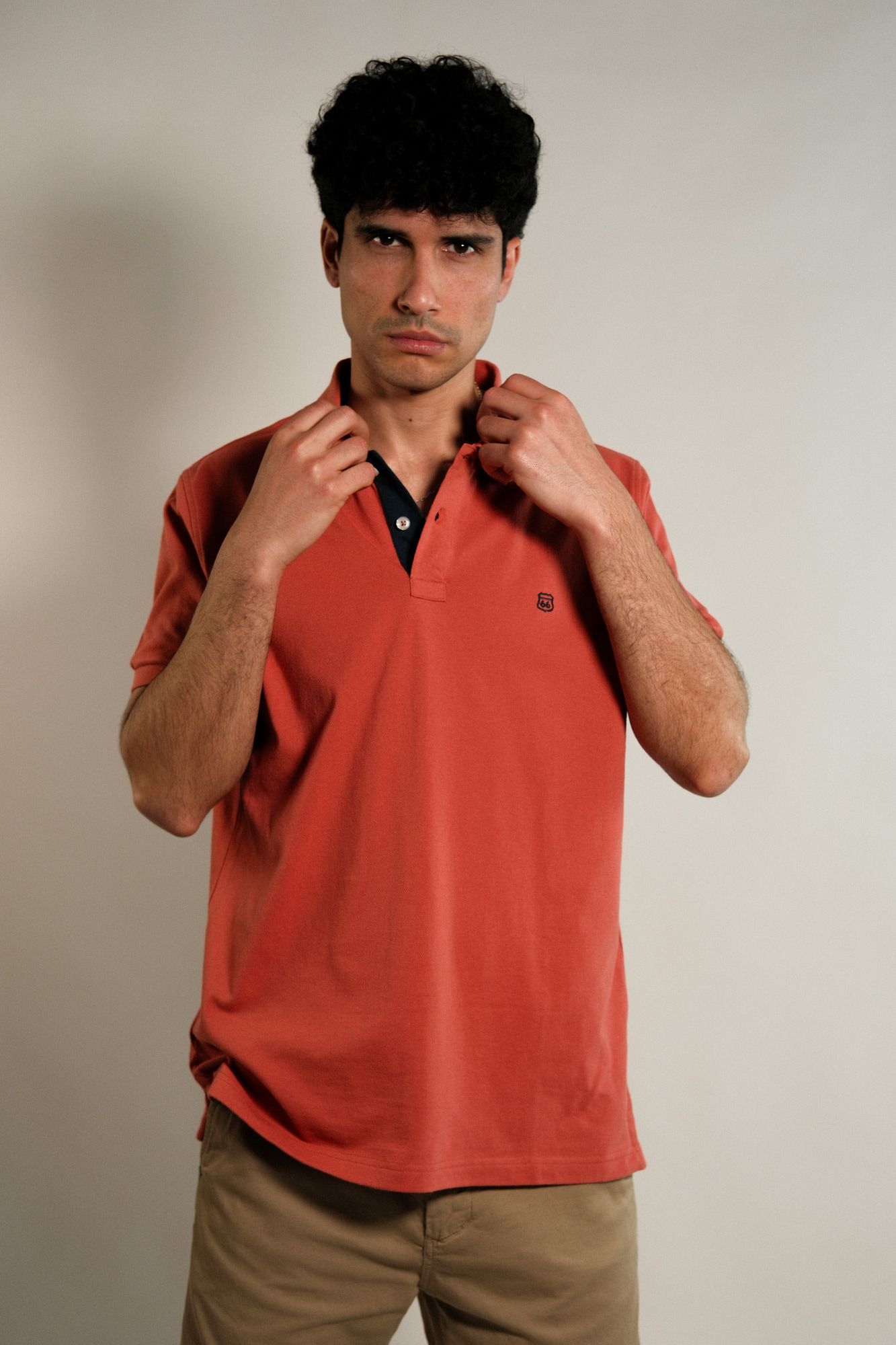 Remera polo pique lisa Lux