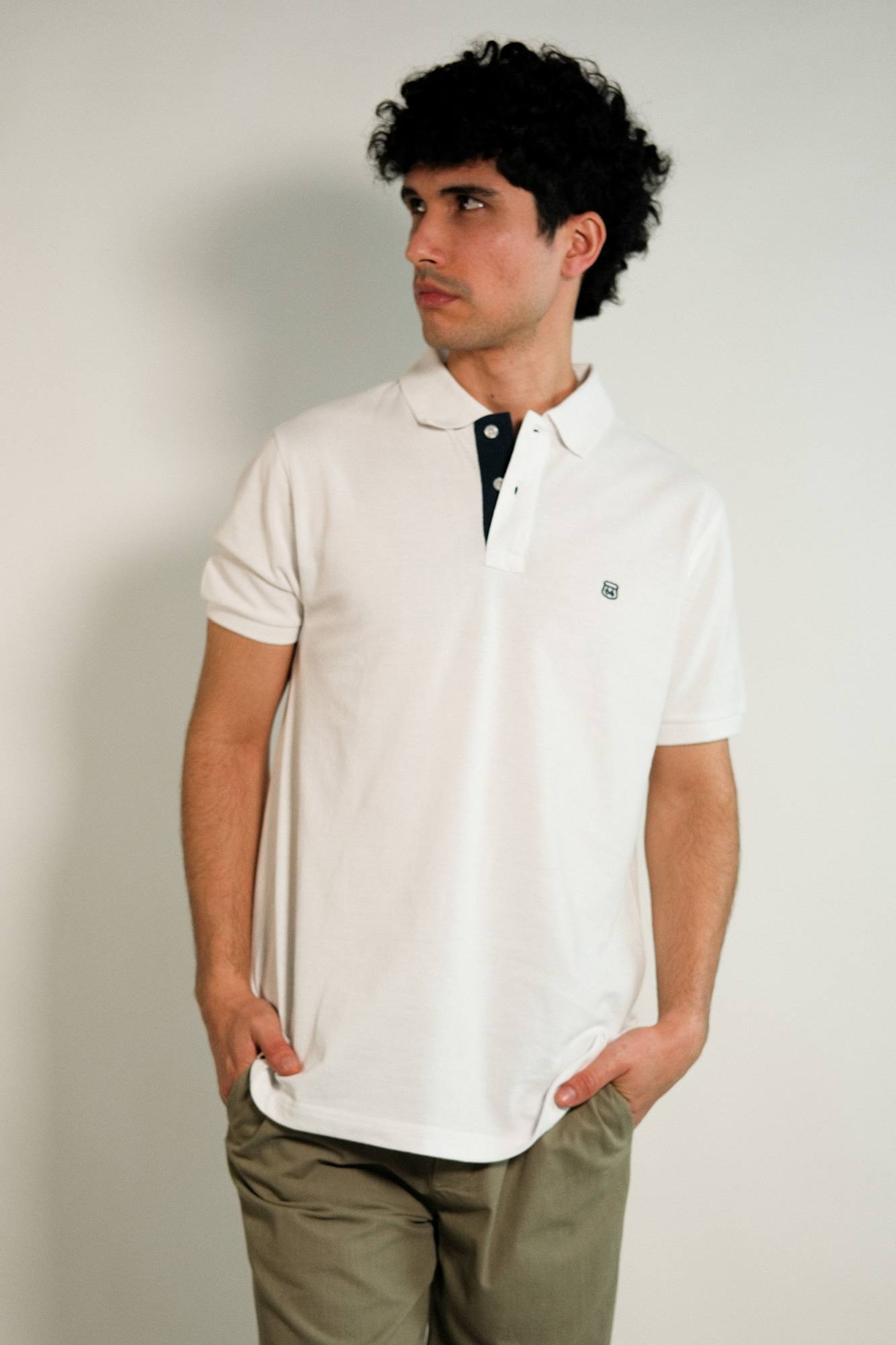 Remera polo pique lisa Lux