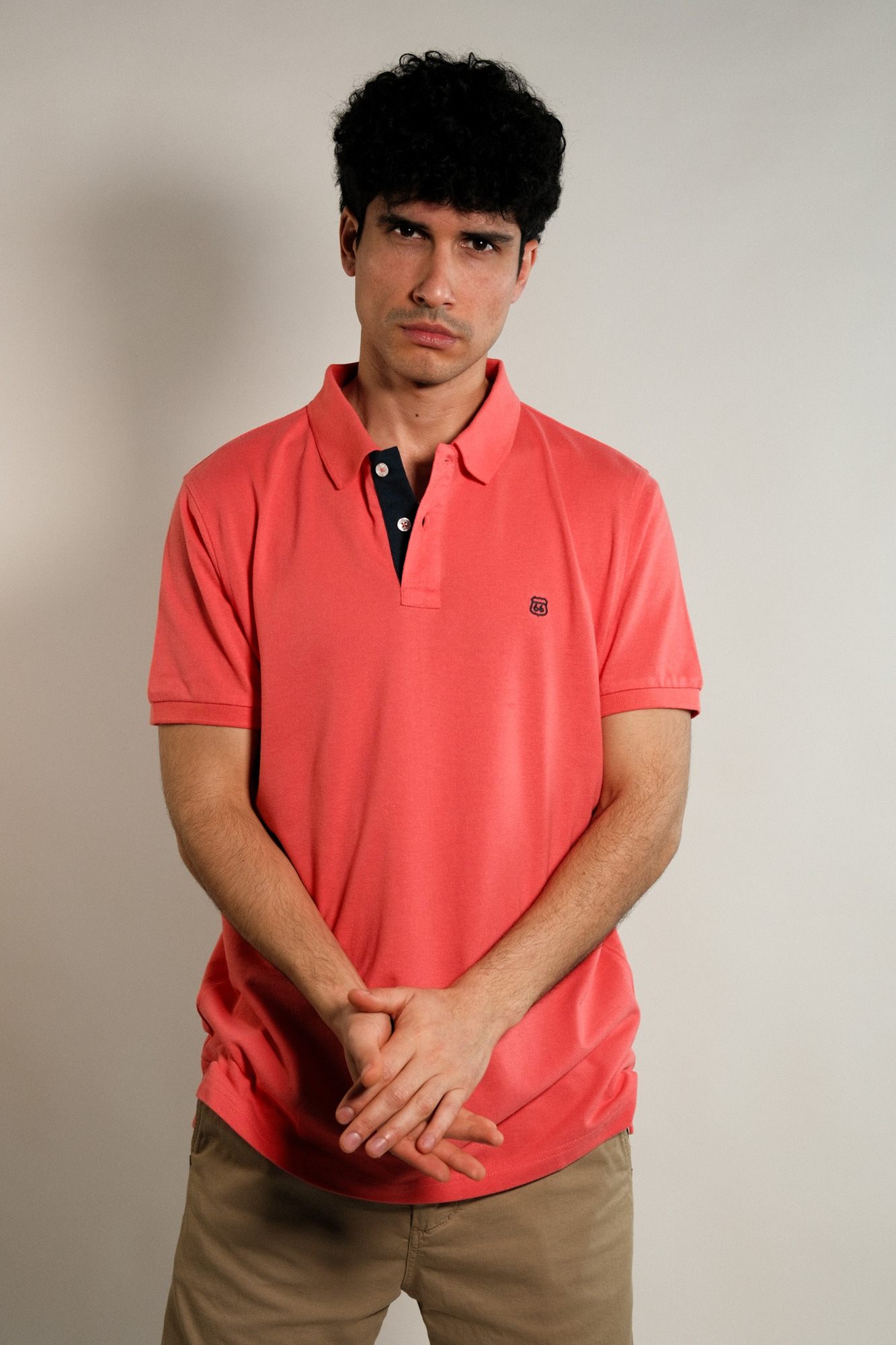 Remera polo pique lisa Lux