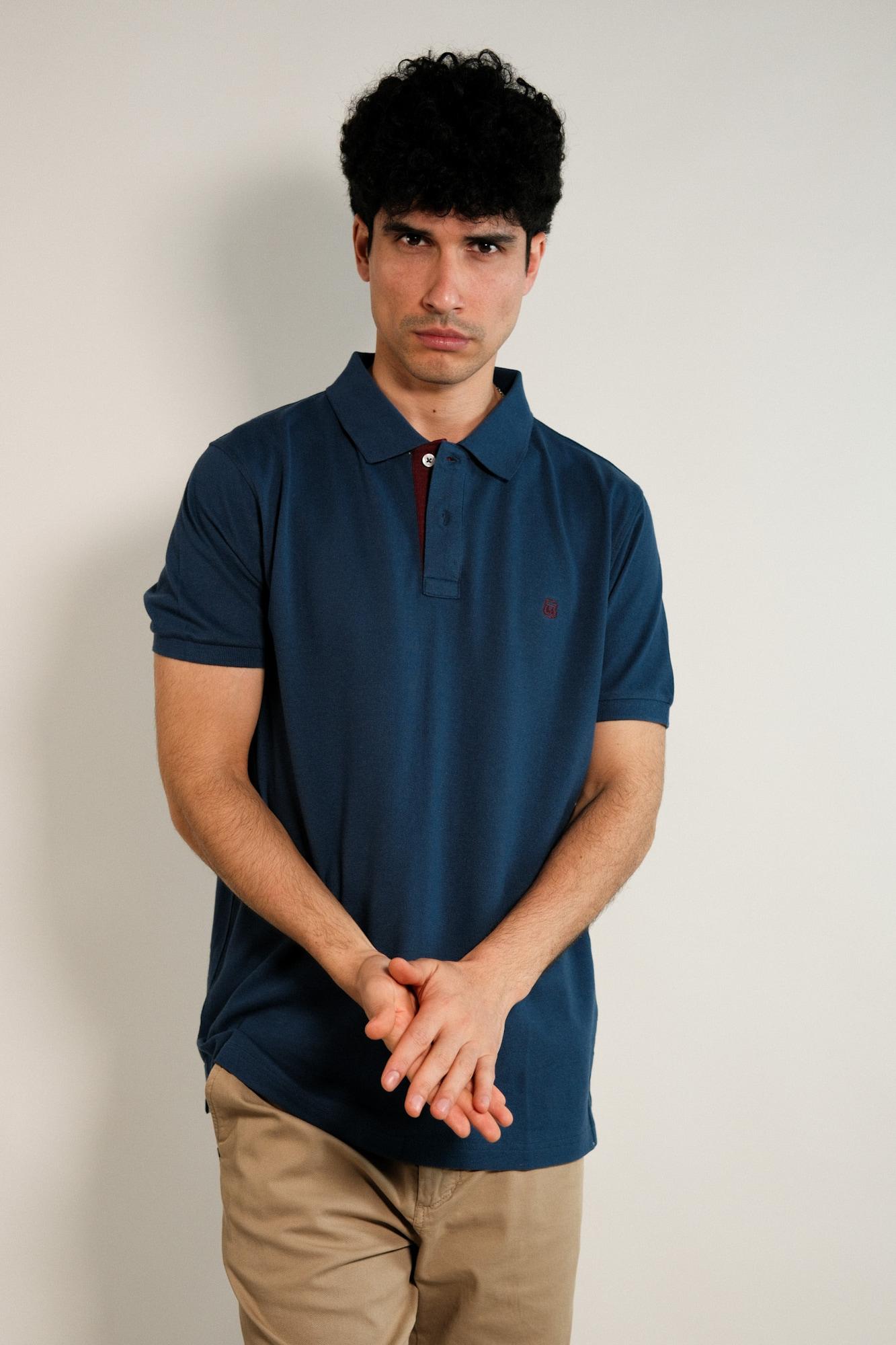 Remera polo pique lisa Lux