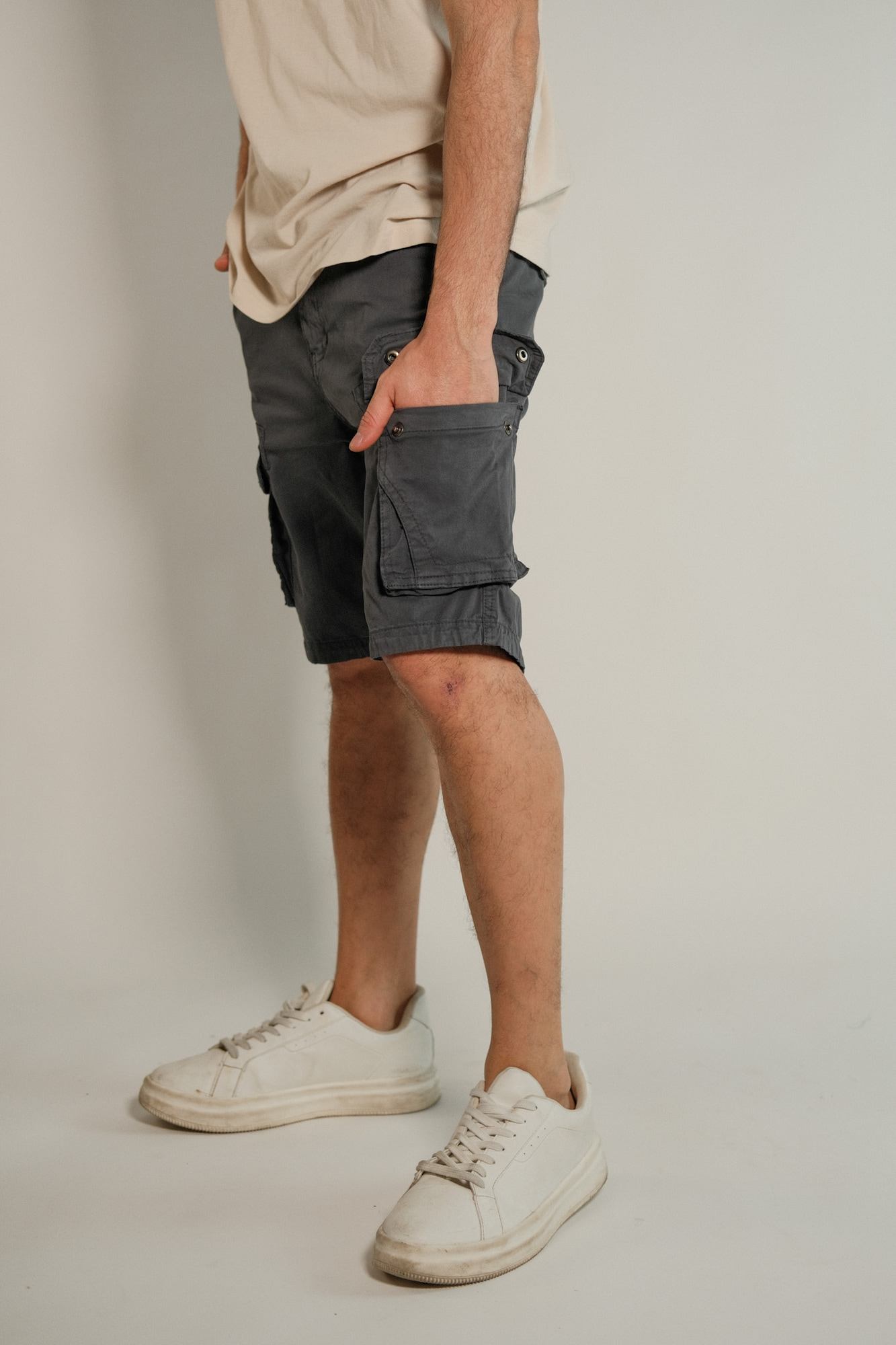 Bermuda cargo de gabardina con lycra Marsella