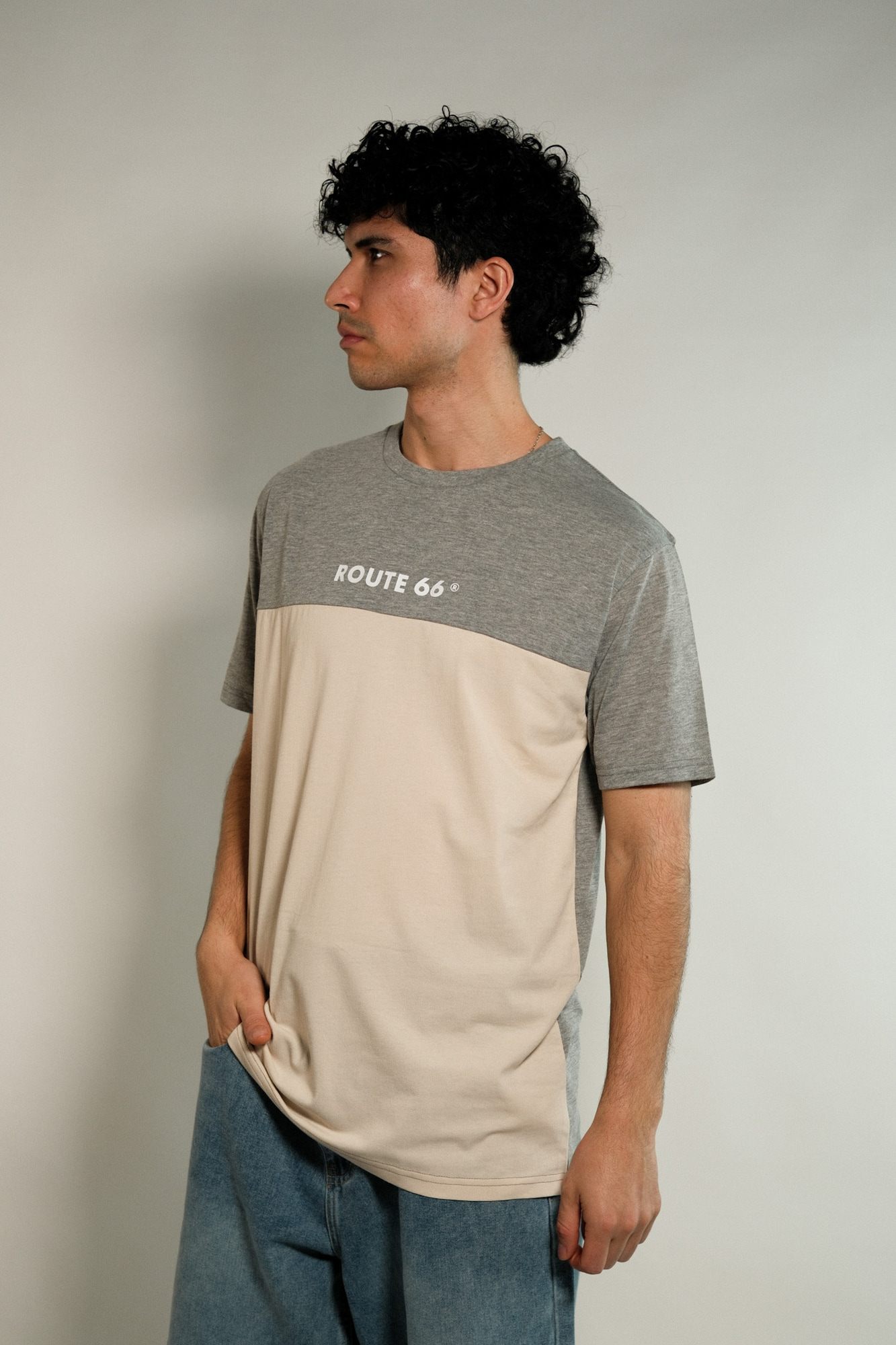 Remera combinada Golem 