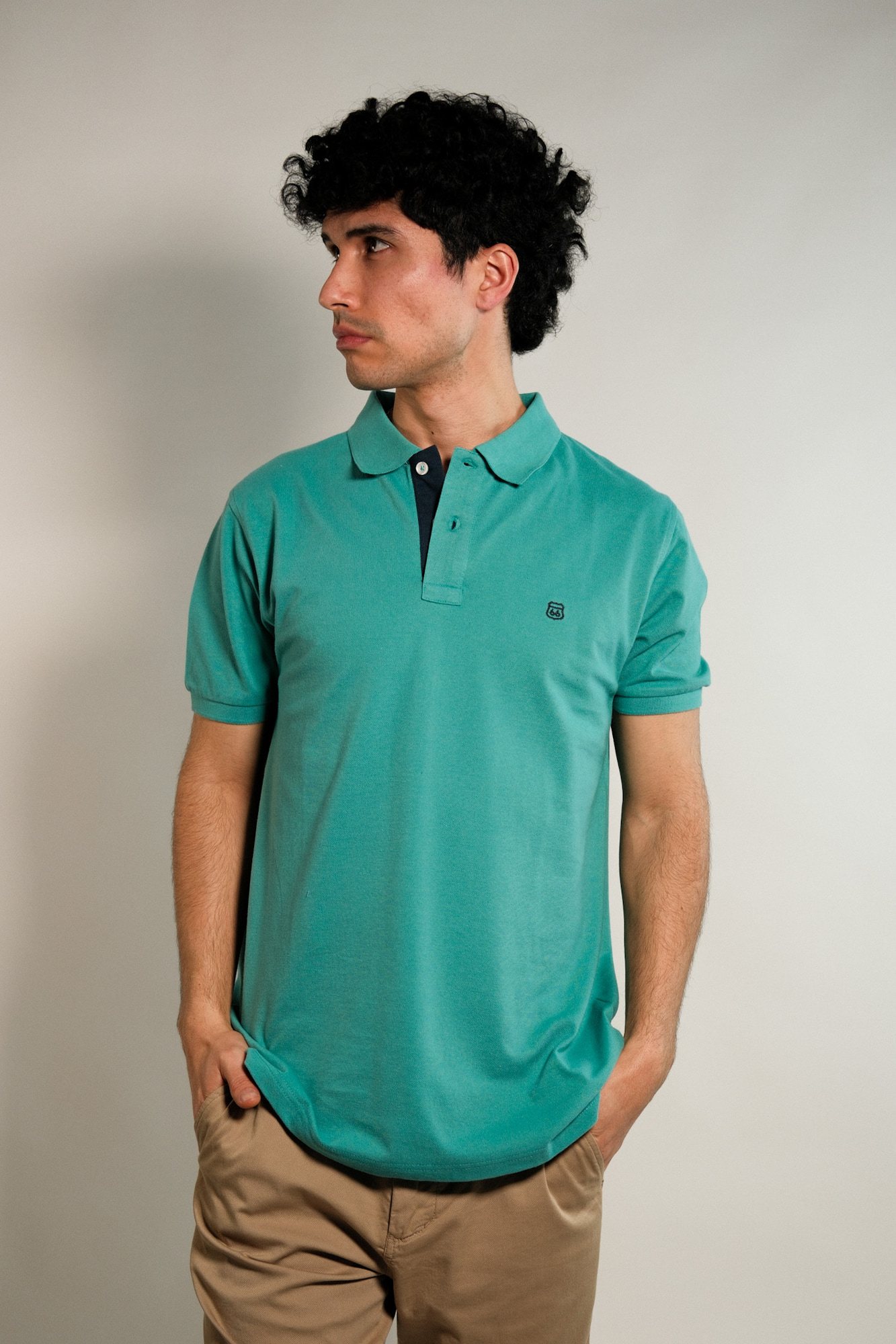 Remera polo pique lisa Lux