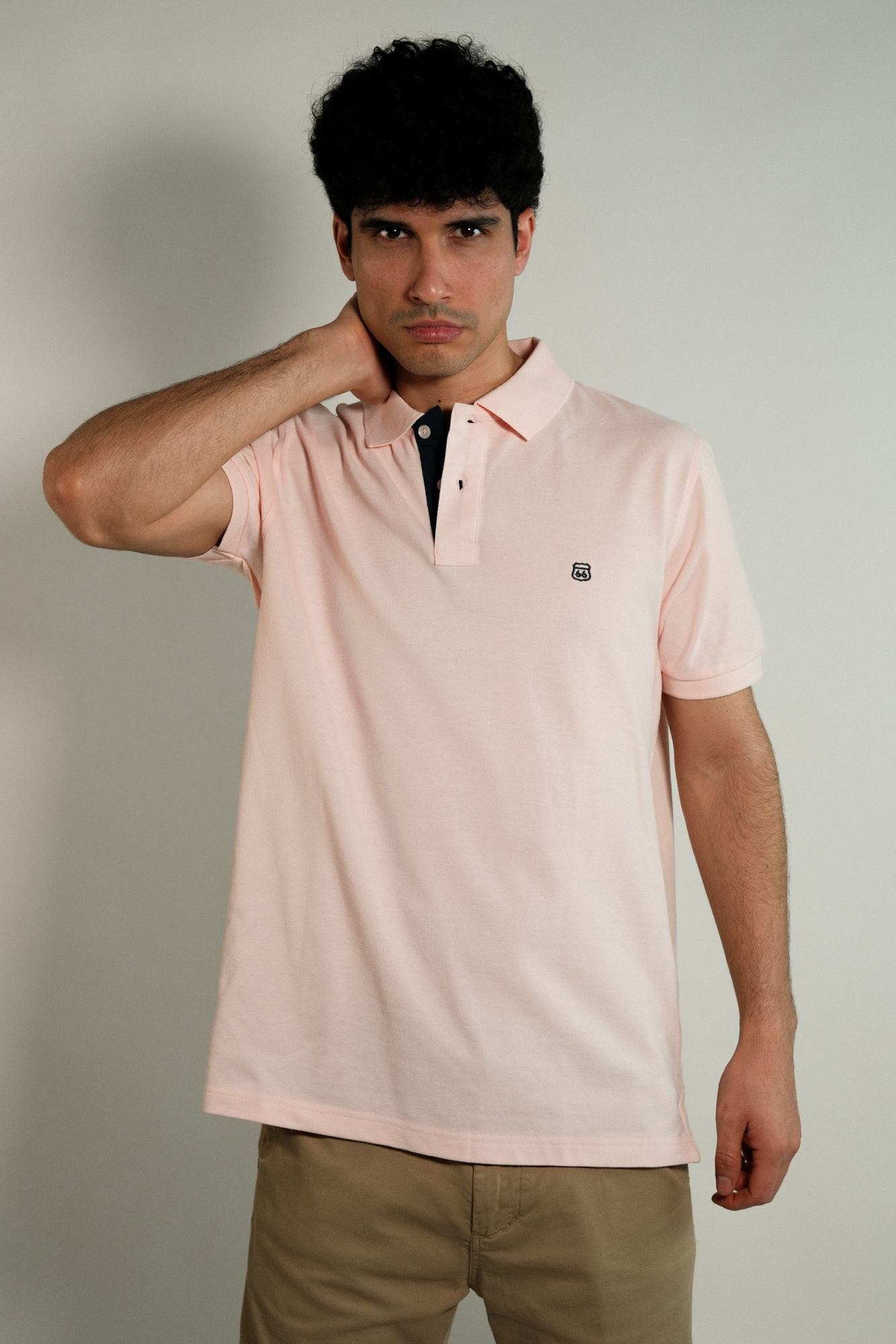 Remera polo pique lisa Lux