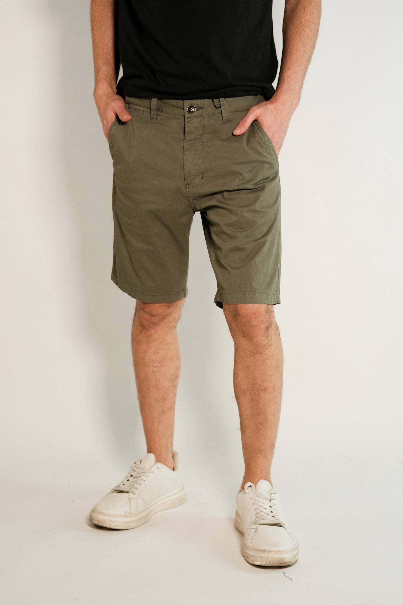 Bermuda chino de gabardina con lycra Lyon