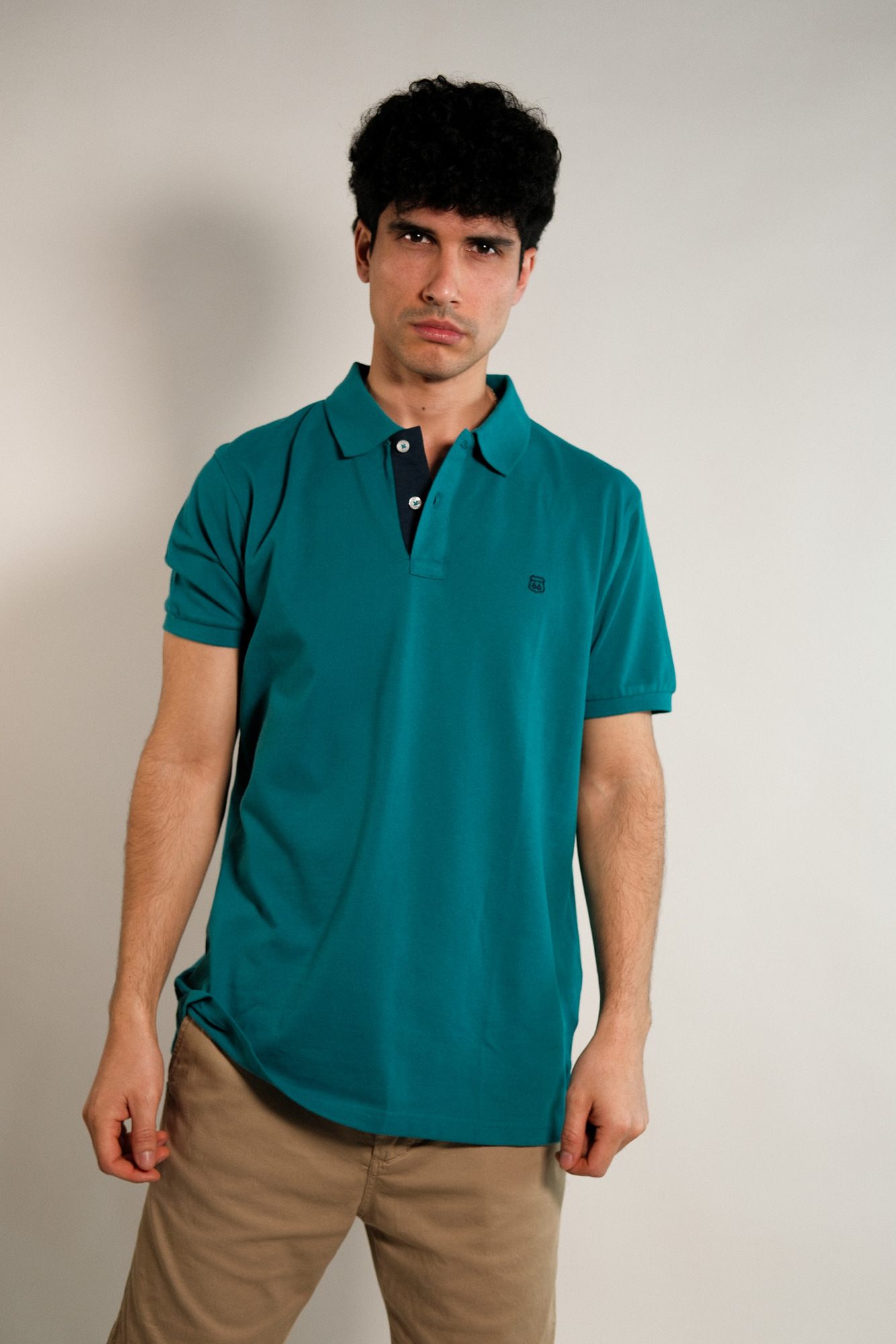 Remera polo pique lisa Lux