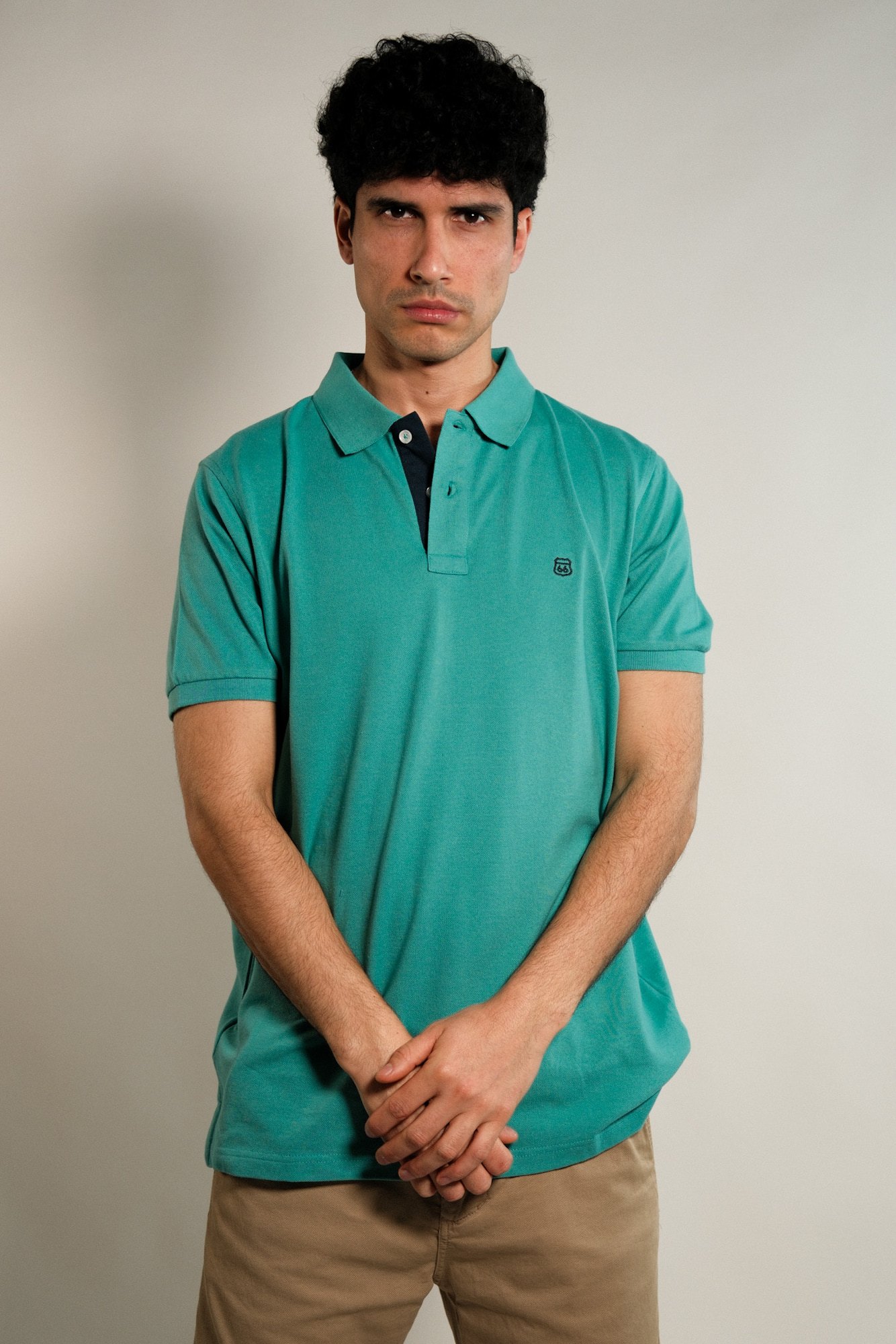 Remera polo pique lisa Lux
