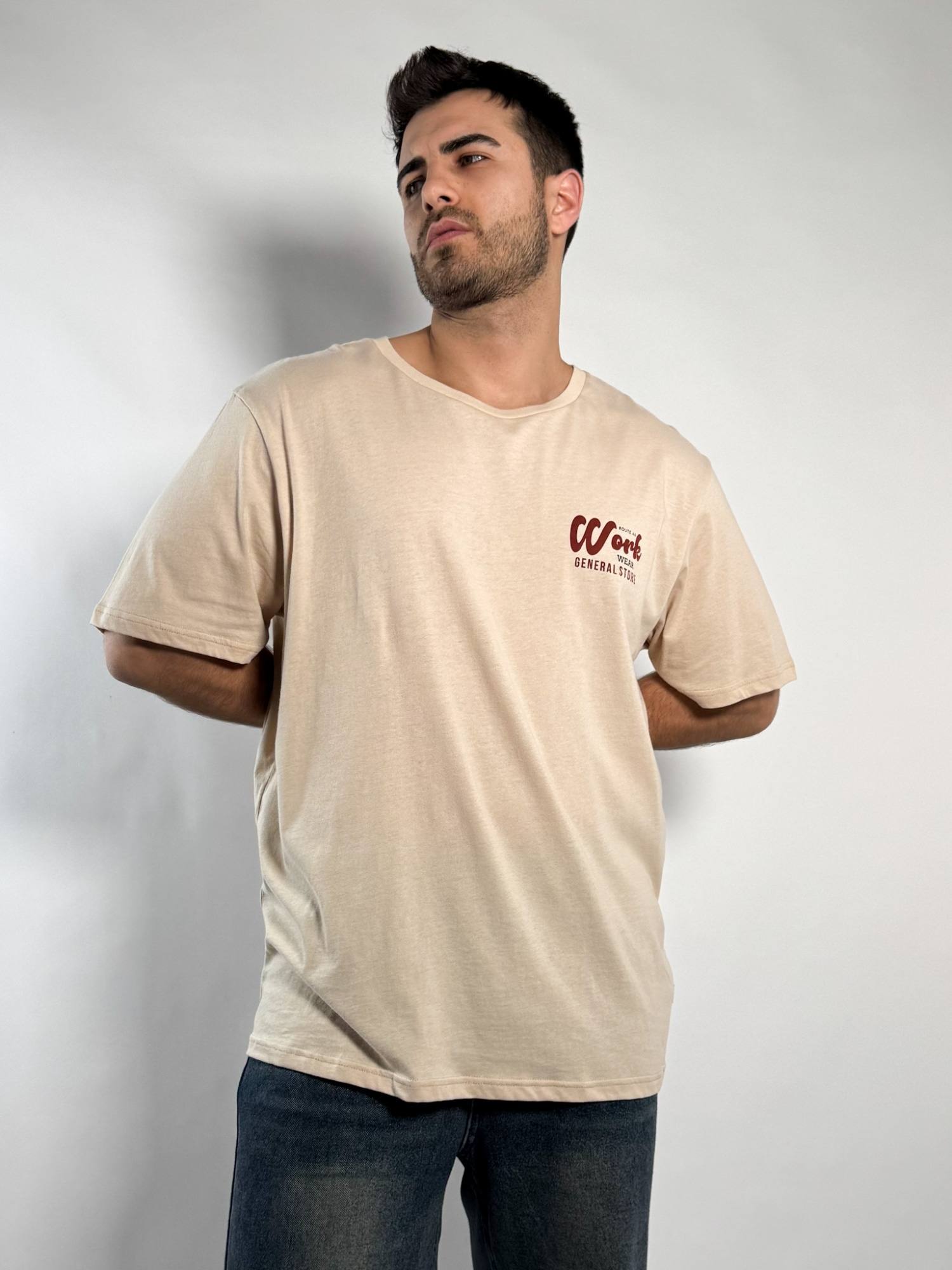 Remera oversize con estampa Ponce 