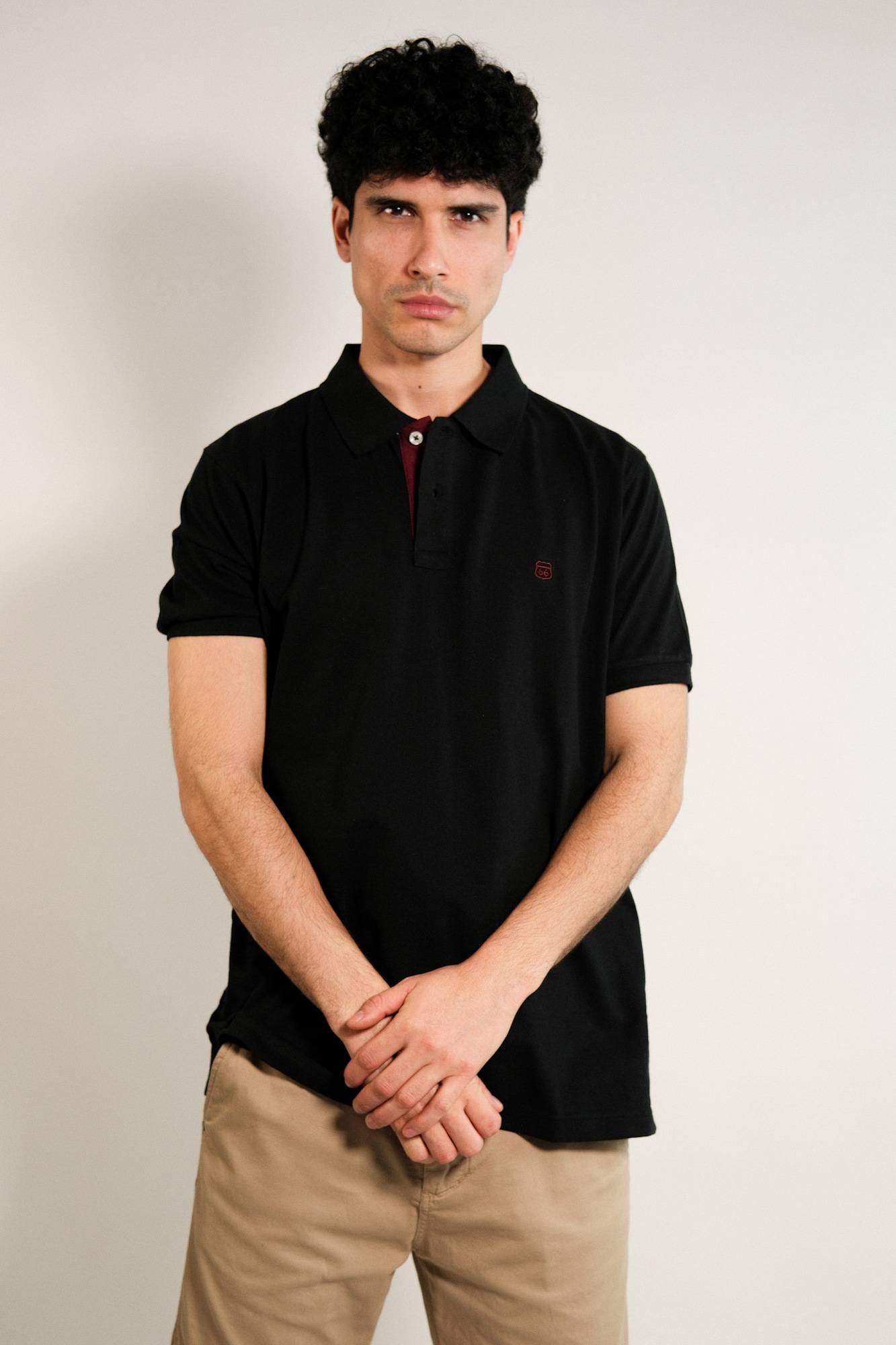 Remera polo pique lisa Lux